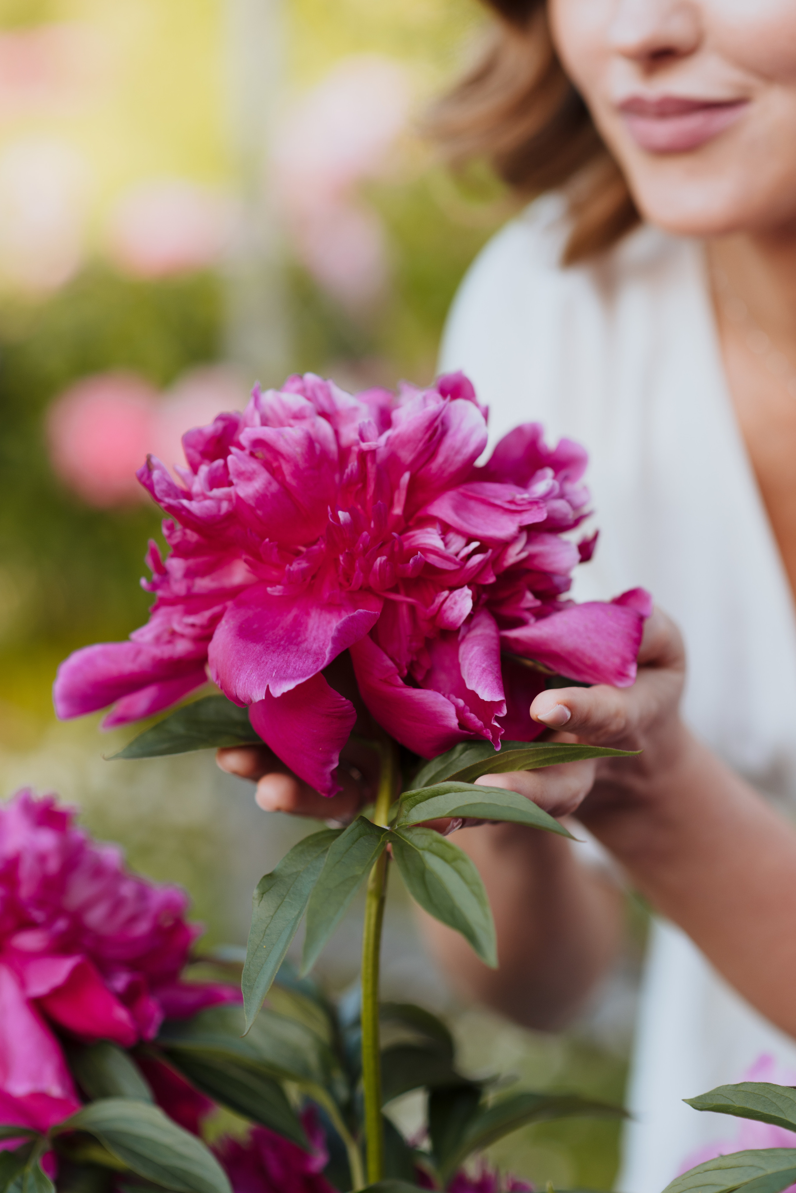 Алена, пионы. Свадебный фотограф в Москве Анна Полушина