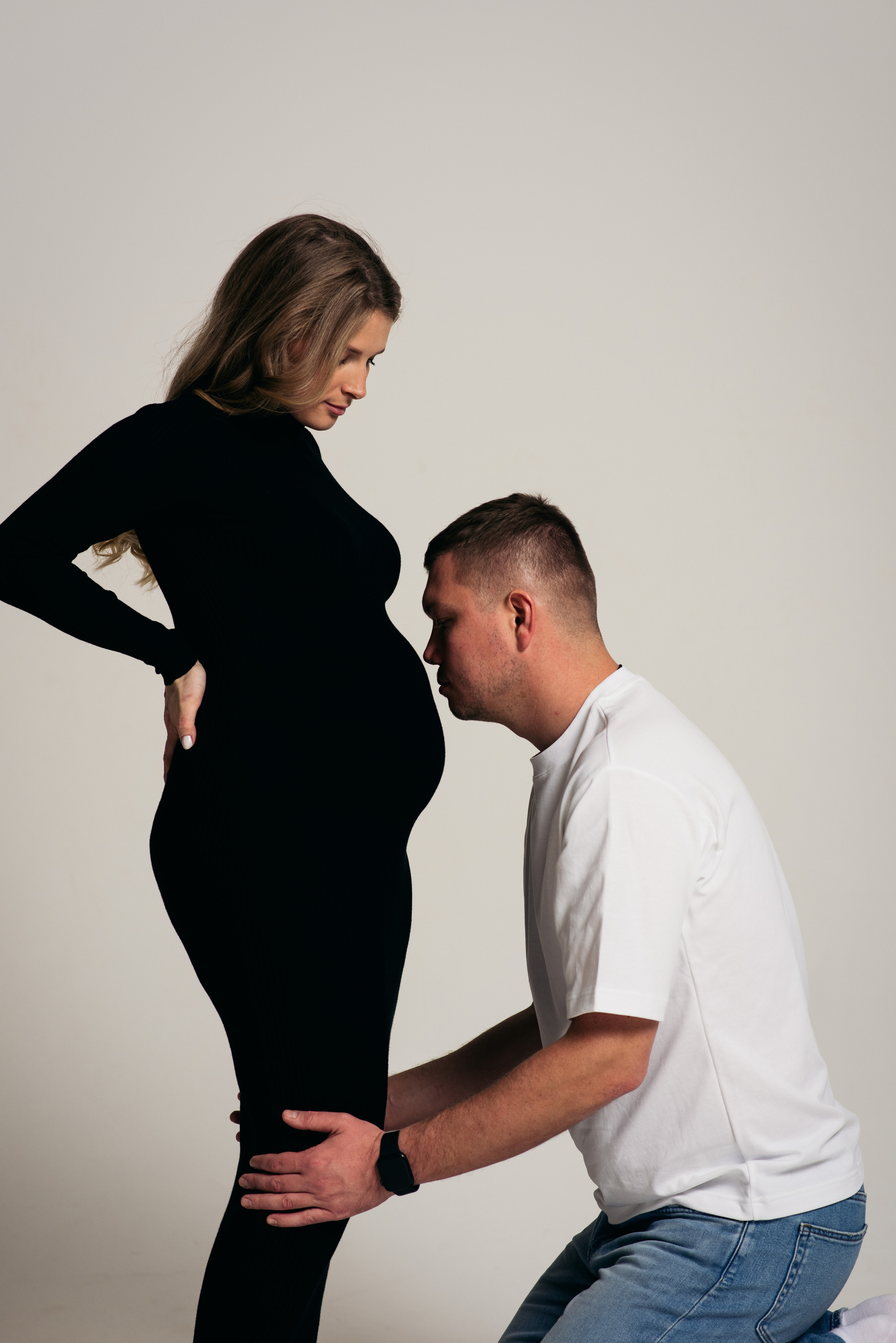 Семейная фотосессия в студии в Москве, семейный фотограф Анна Полушина. Свадебный фотограф в Москве Анна Полушина