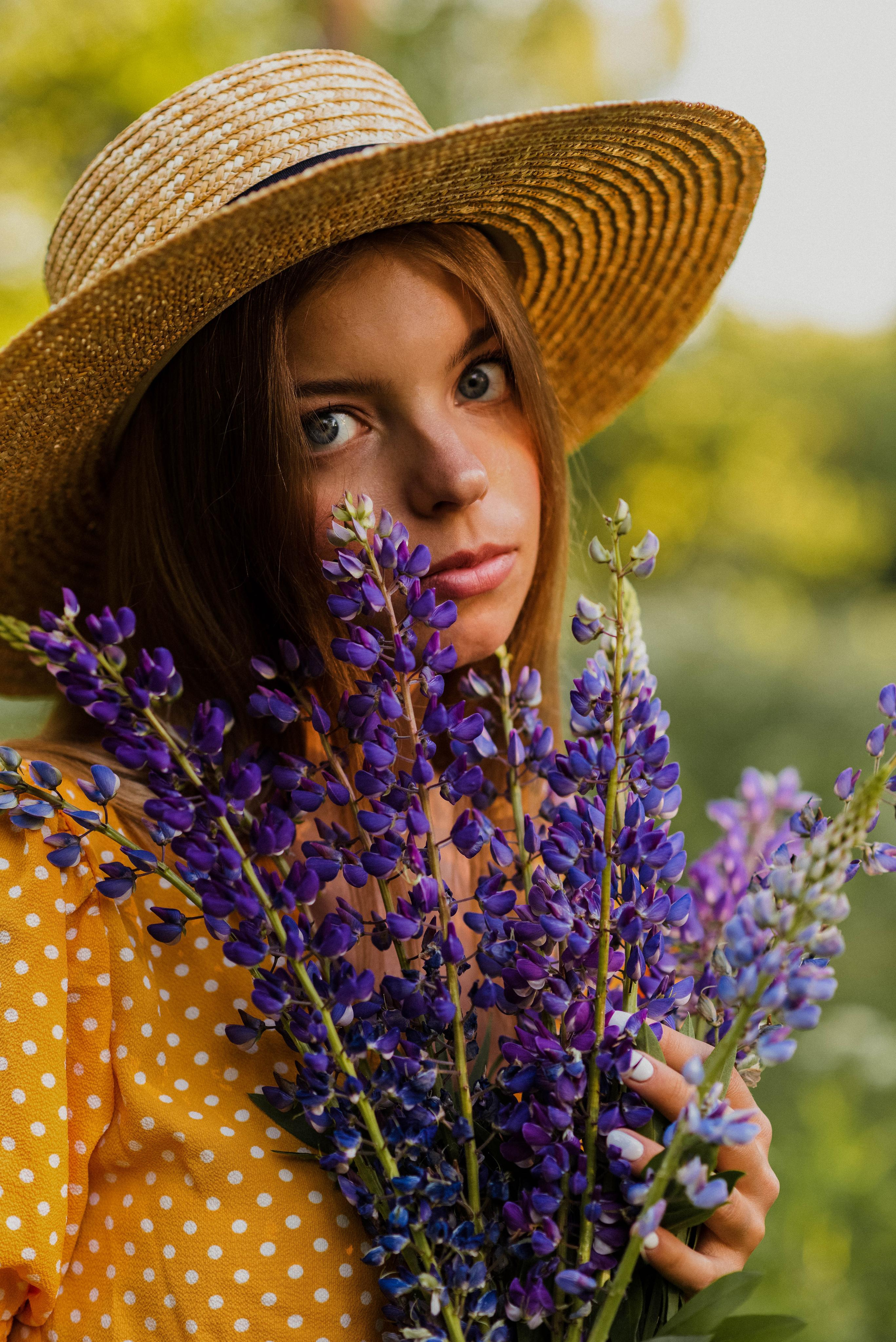 Полина в люпинах. Свадебный фотограф в Москве Анна Полушина