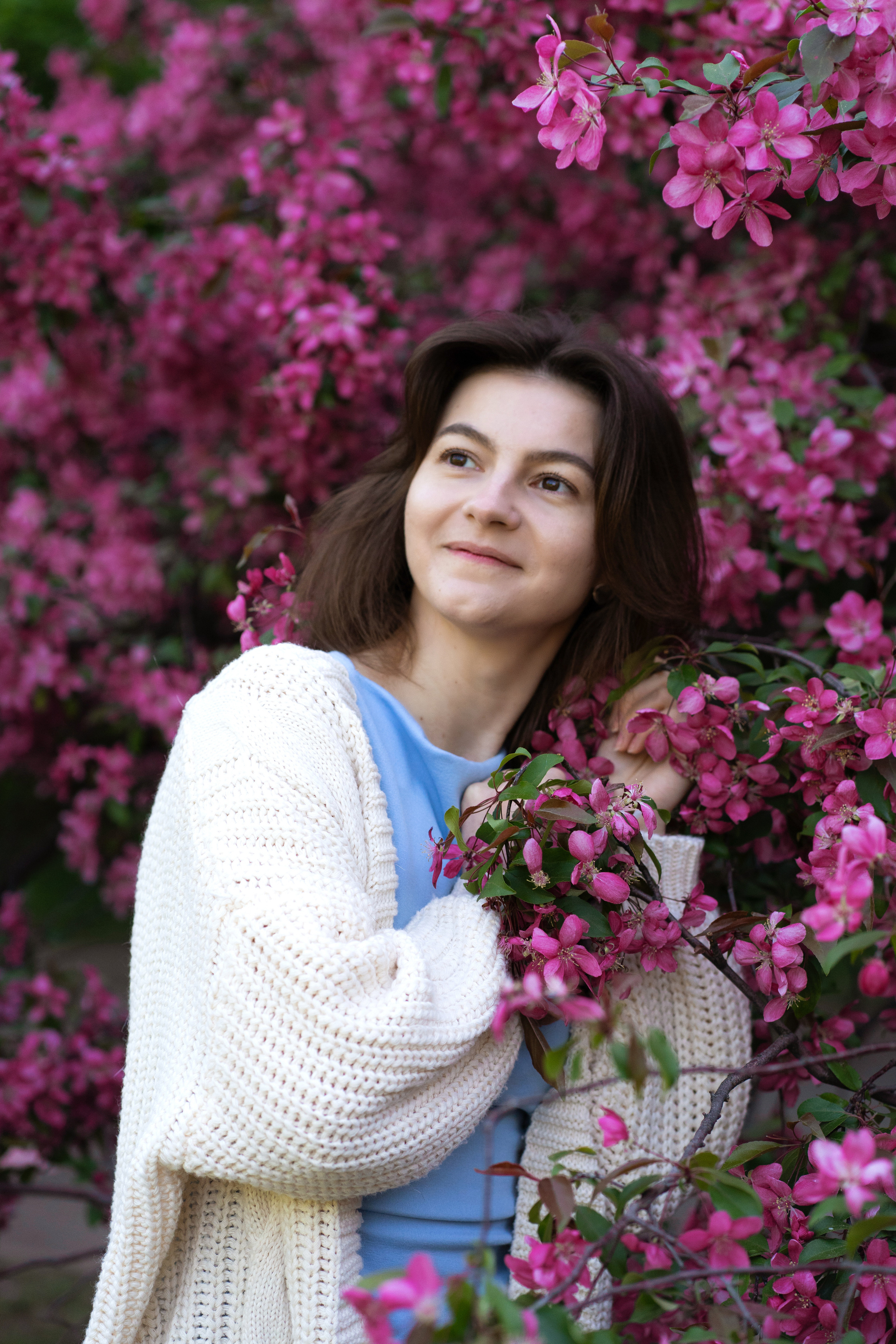 Леда, розовое цветение. Свадебный фотограф в Москве Анна Полушина