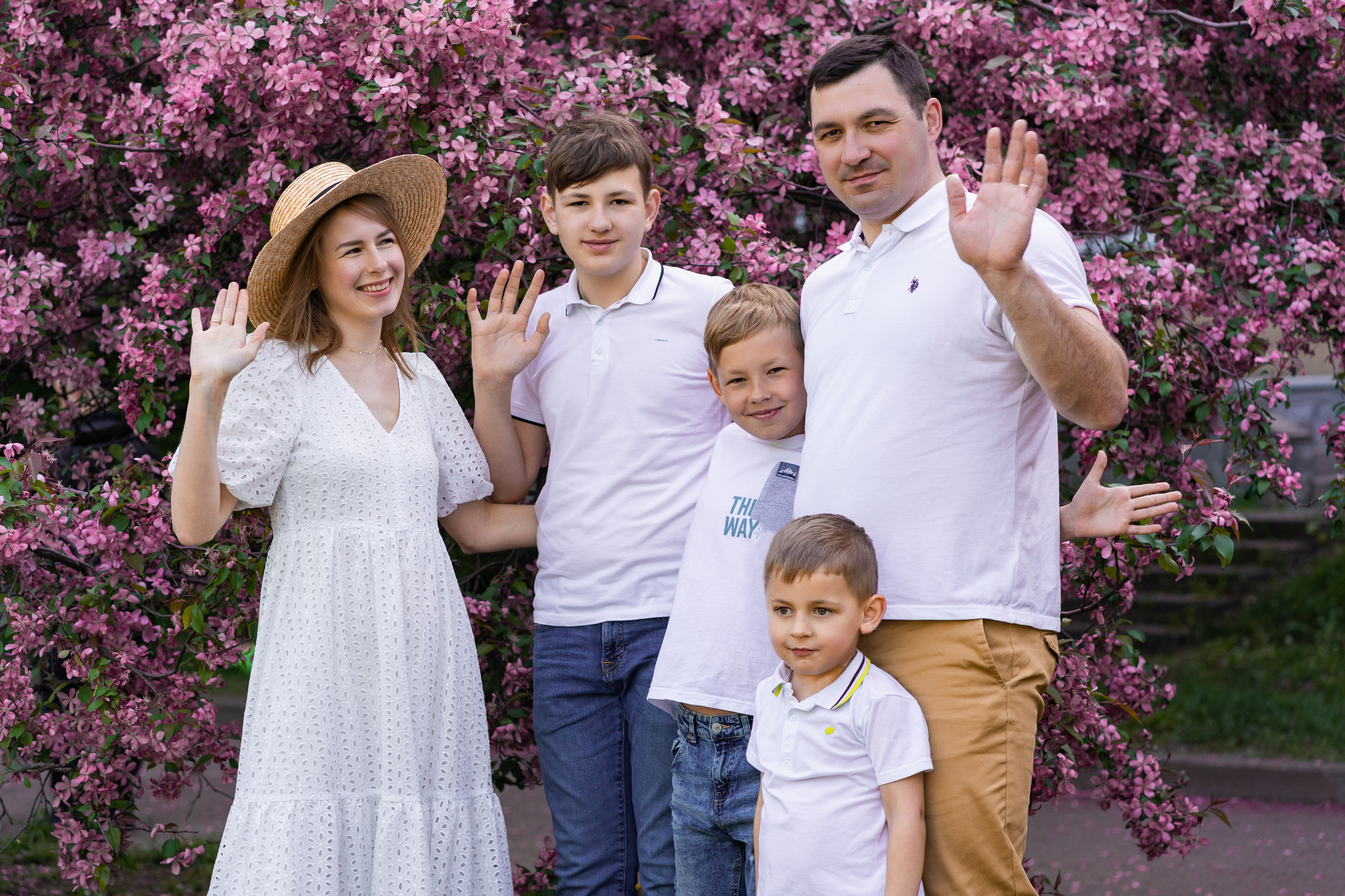 Семейная фотосессия в студии в Москве, семейный фотограф Анна Полушина. Свадебный фотограф в Москве Анна Полушина