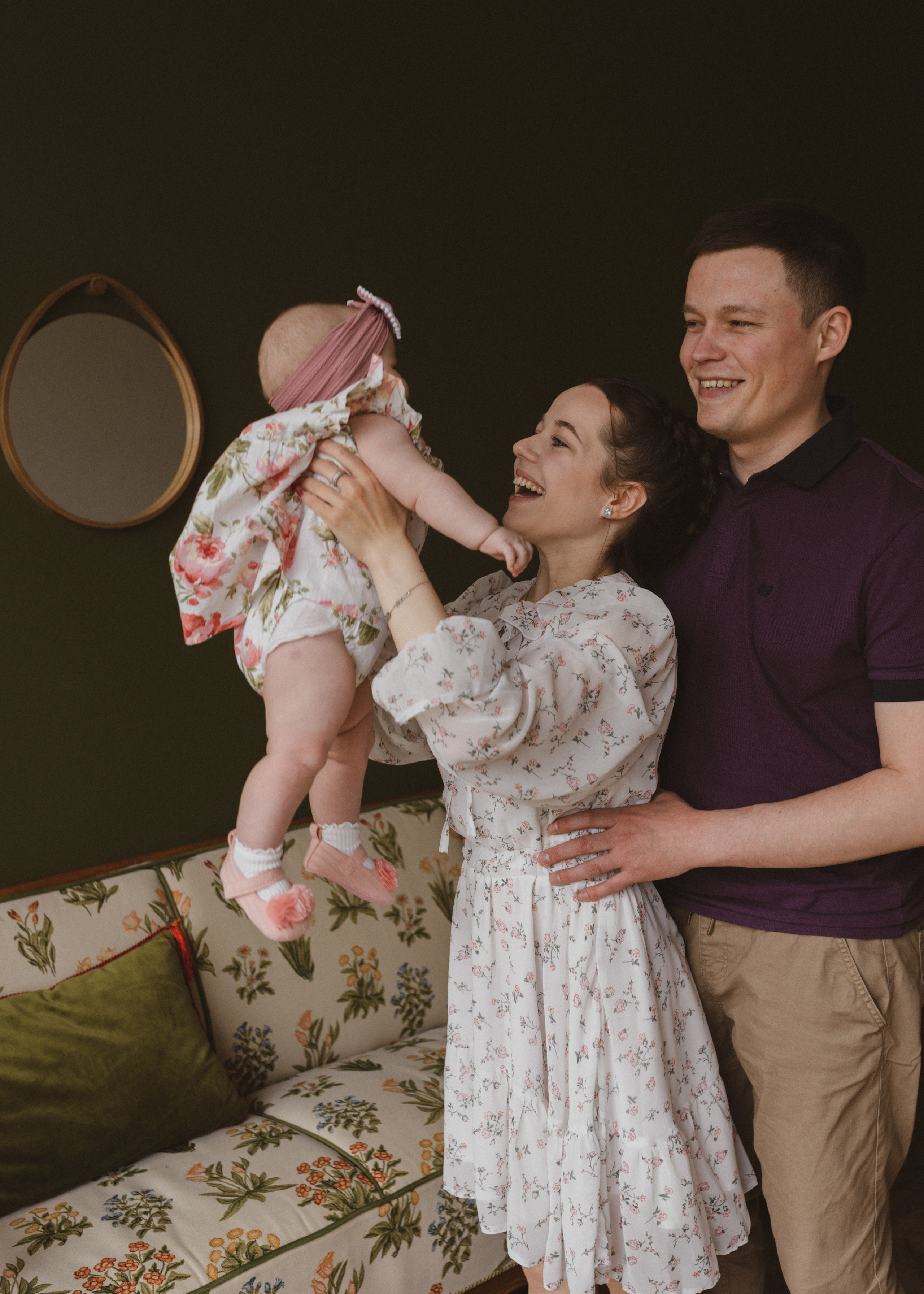 Семейная фотосессия в студии в Москве, семейный фотограф Анна Полушина. Свадебный фотограф в Москве Анна Полушина