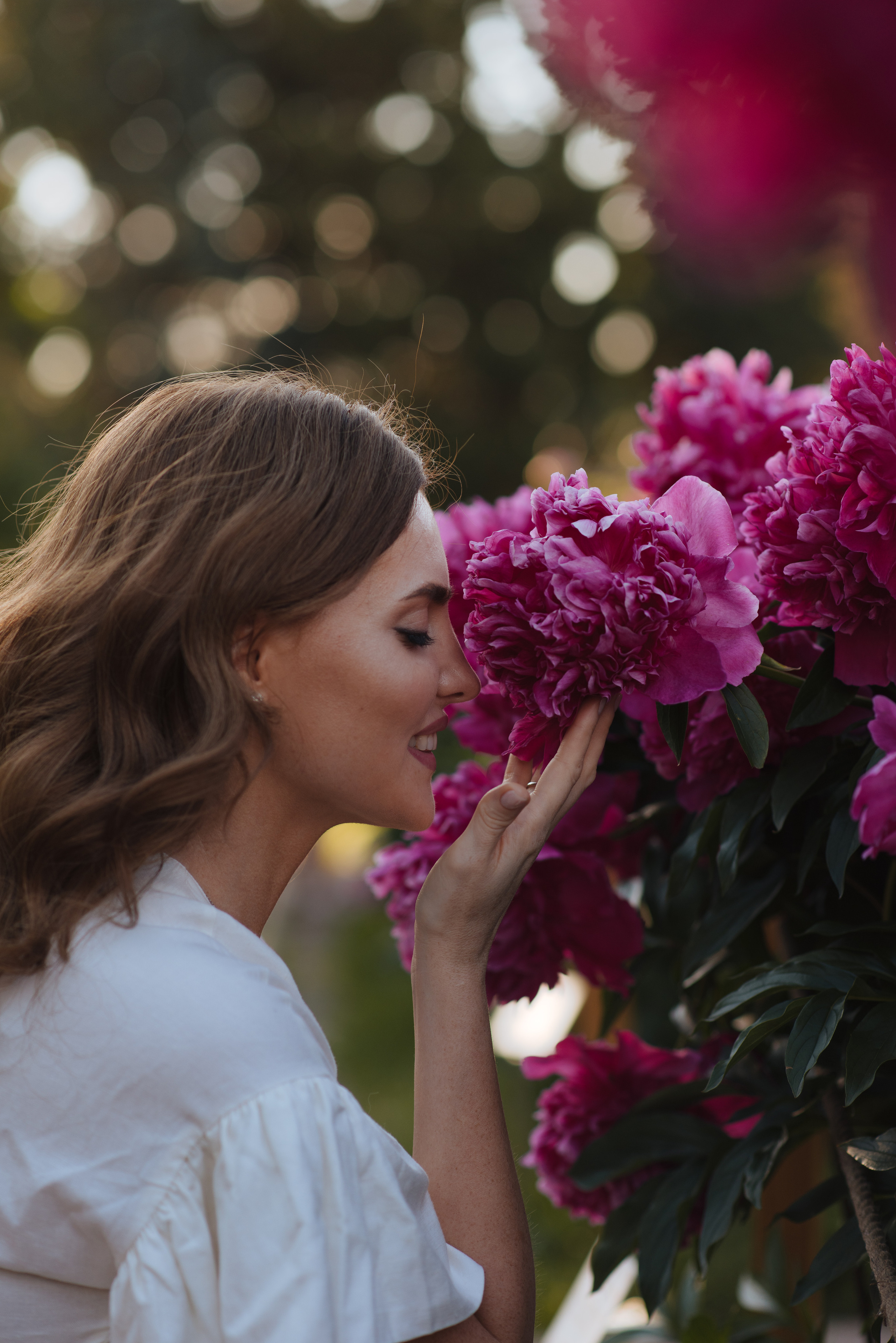 Алена, пионы. Свадебный фотограф в Москве Анна Полушина