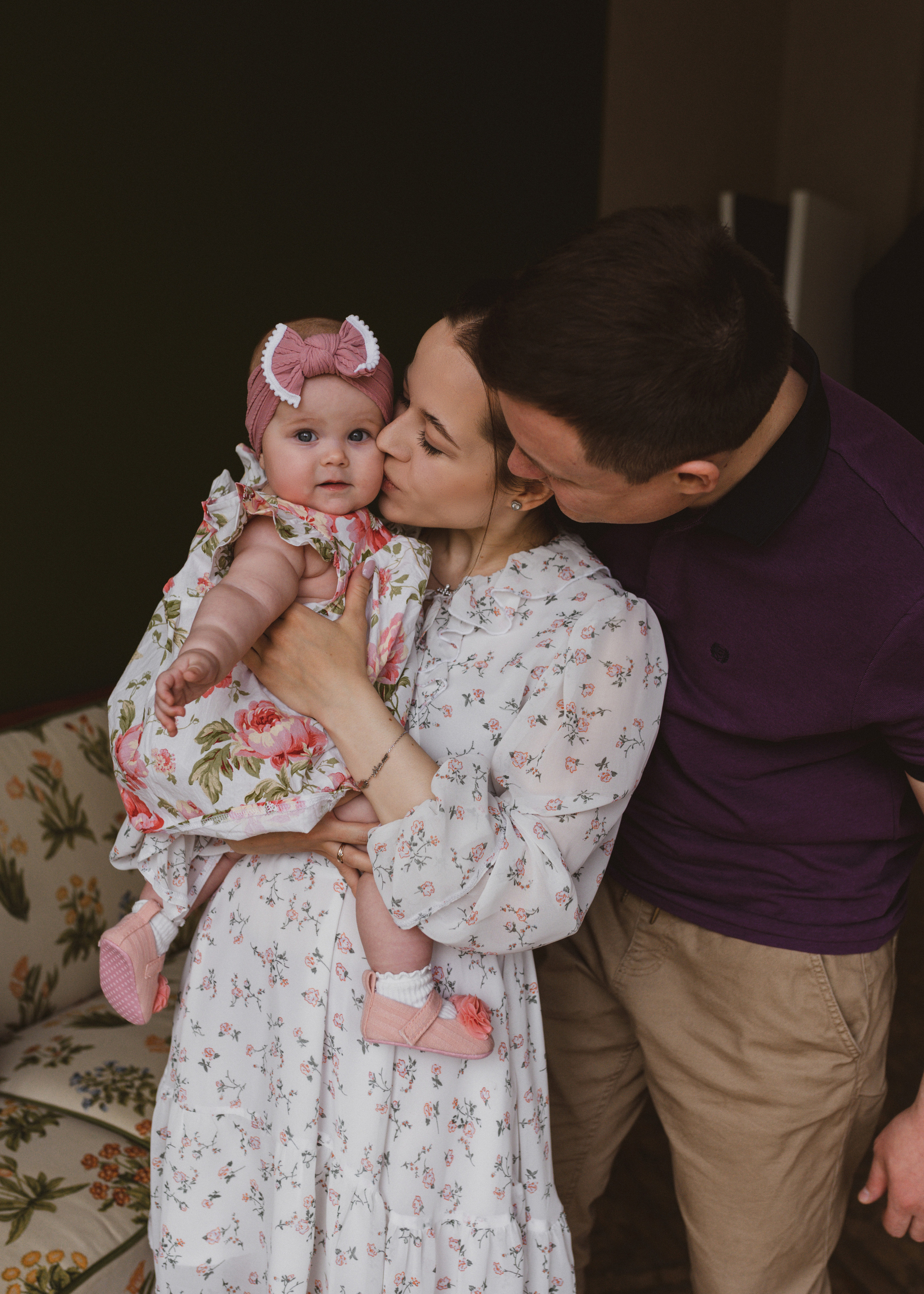 Семейная фотосессия в студии в Москве, семейный фотограф Анна Полушина. Свадебный фотограф в Москве Анна Полушина