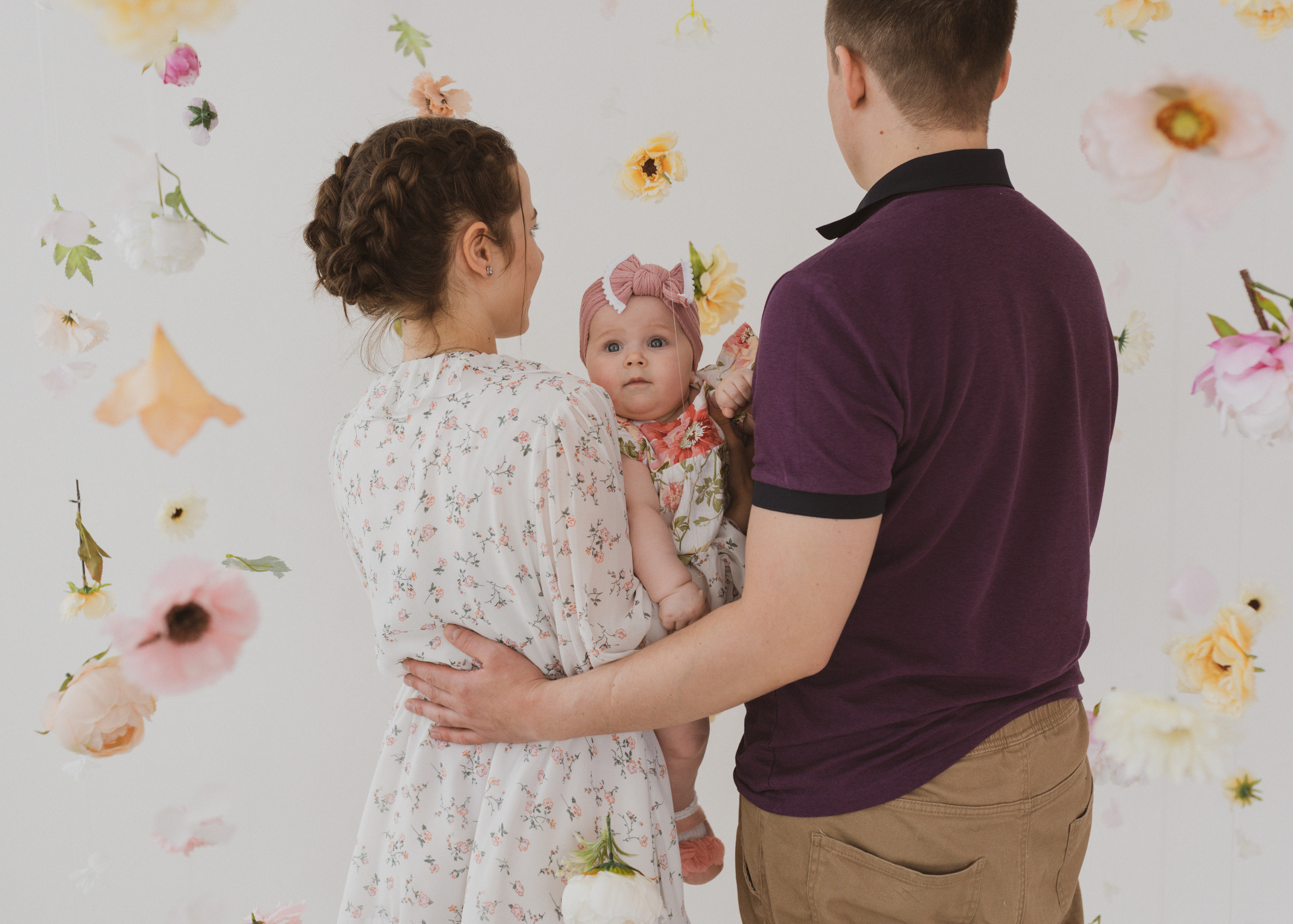 Семейная фотосессия в студии в Москве, семейный фотограф Анна Полушина. Свадебный фотограф в Москве Анна Полушина