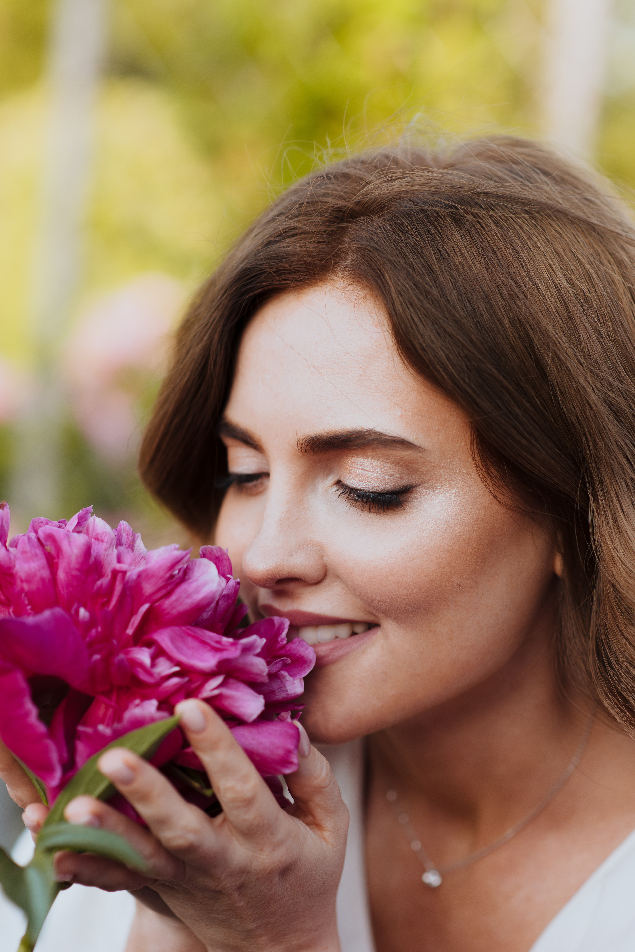 Алена, пионы. Свадебный фотограф в Москве Анна Полушина