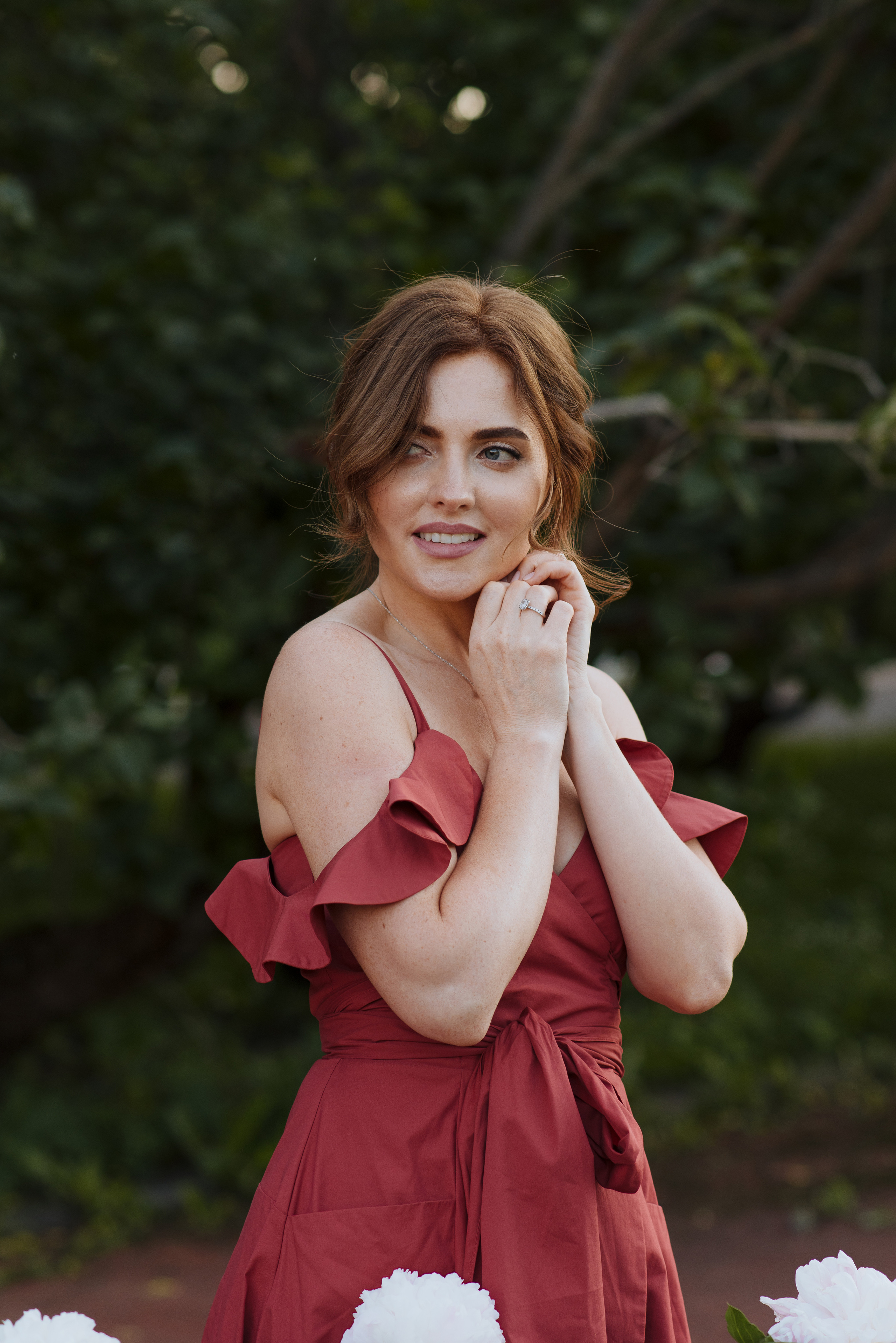 Алена, пионы. Свадебный фотограф в Москве Анна Полушина