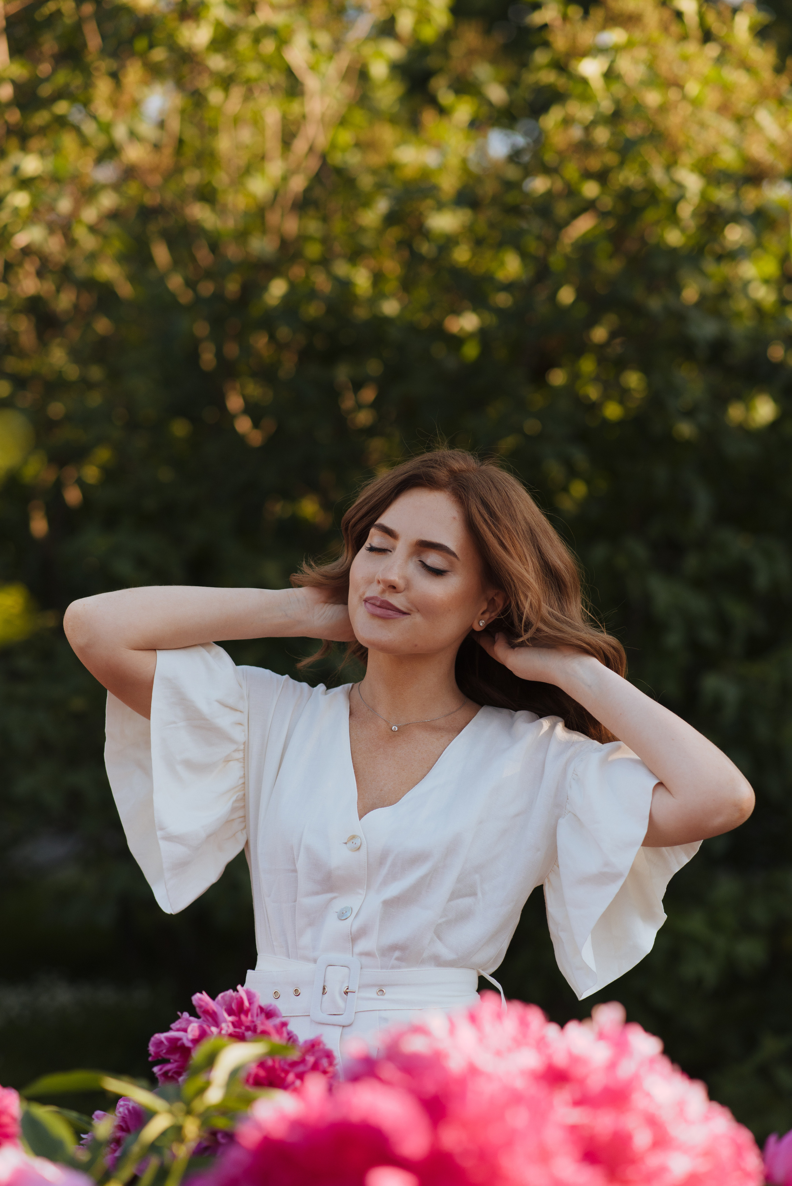 Алена, пионы. Свадебный фотограф в Москве Анна Полушина