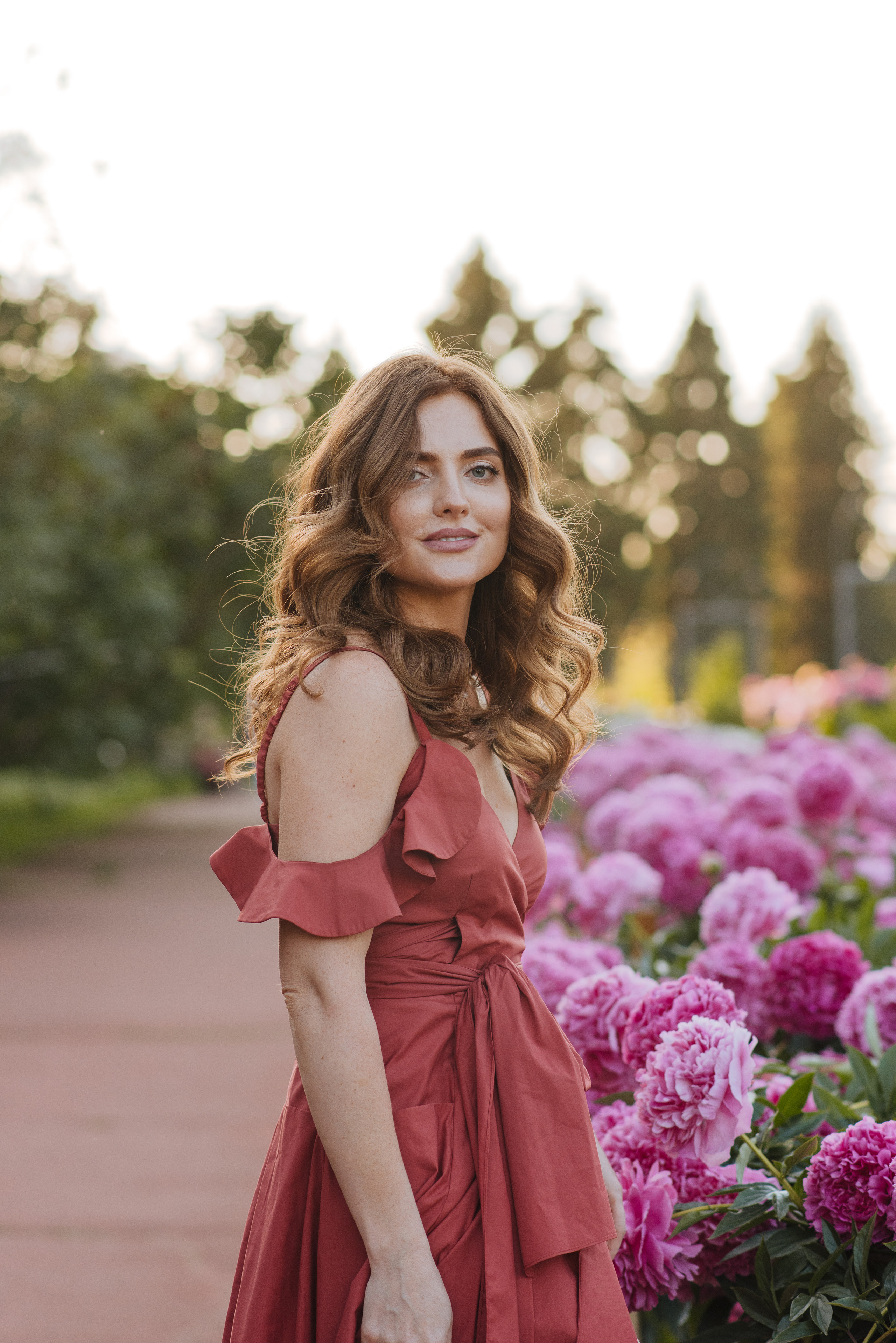 Алена, пионы. Свадебный фотограф в Москве Анна Полушина