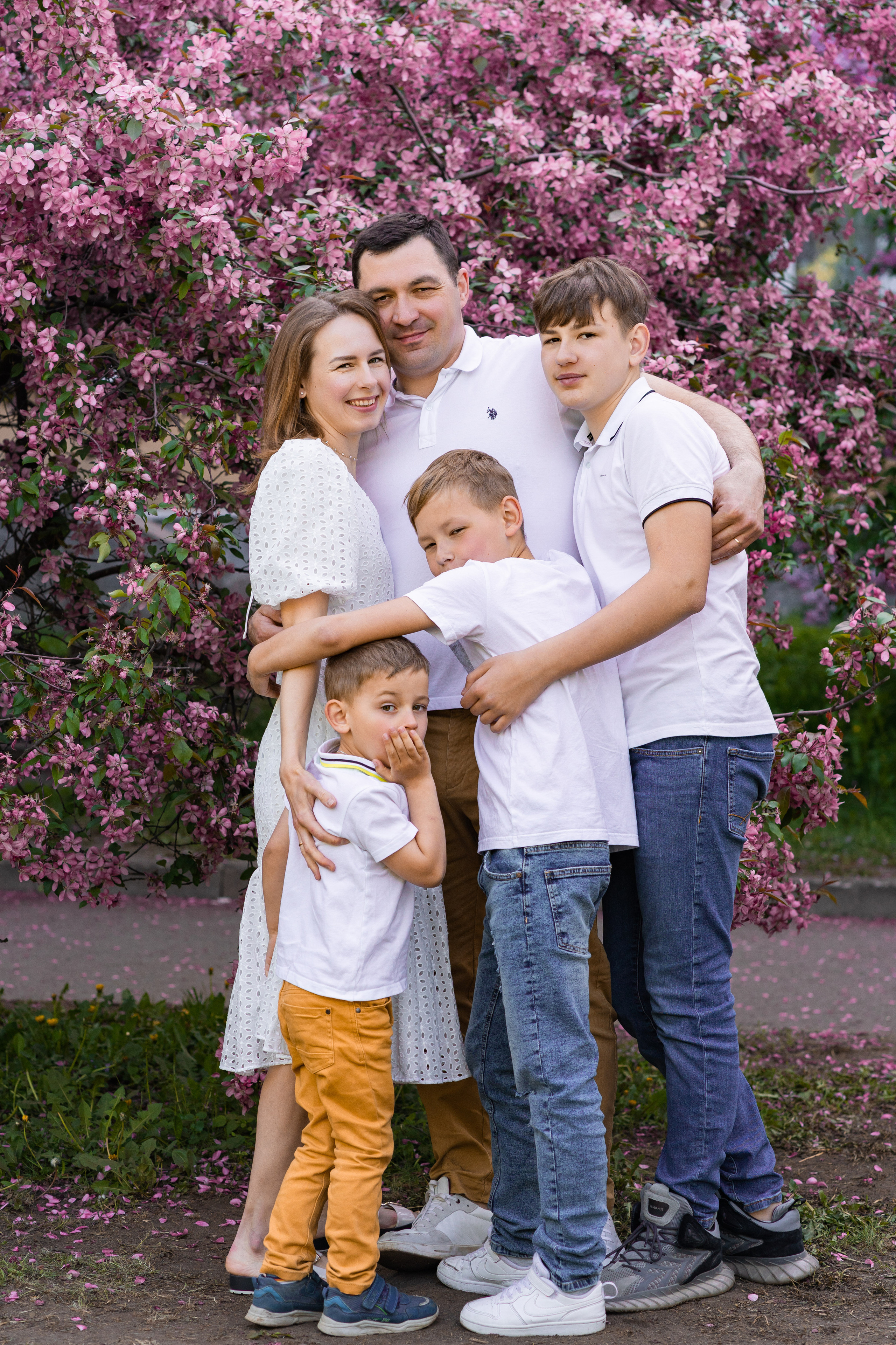 Семейная фотосессия в студии в Москве, семейный фотограф Анна Полушина. Свадебный фотограф в Москве Анна Полушина