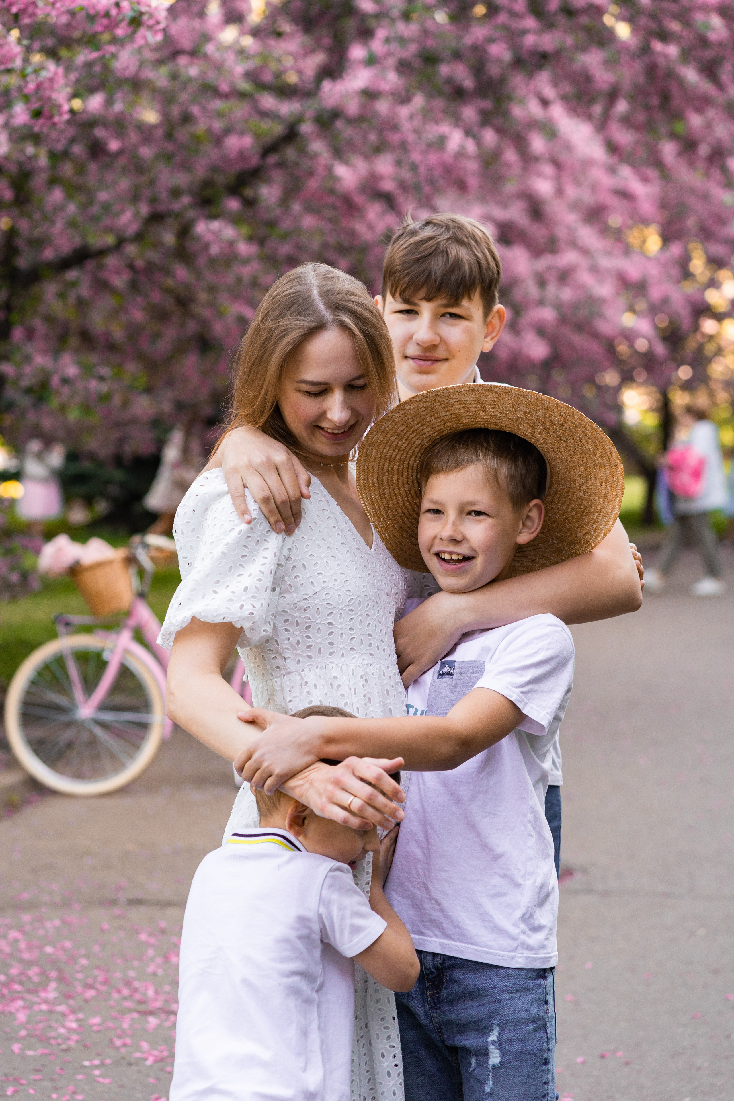 Семейная фотосессия в студии в Москве, семейный фотограф Анна Полушина. Свадебный фотограф в Москве Анна Полушина