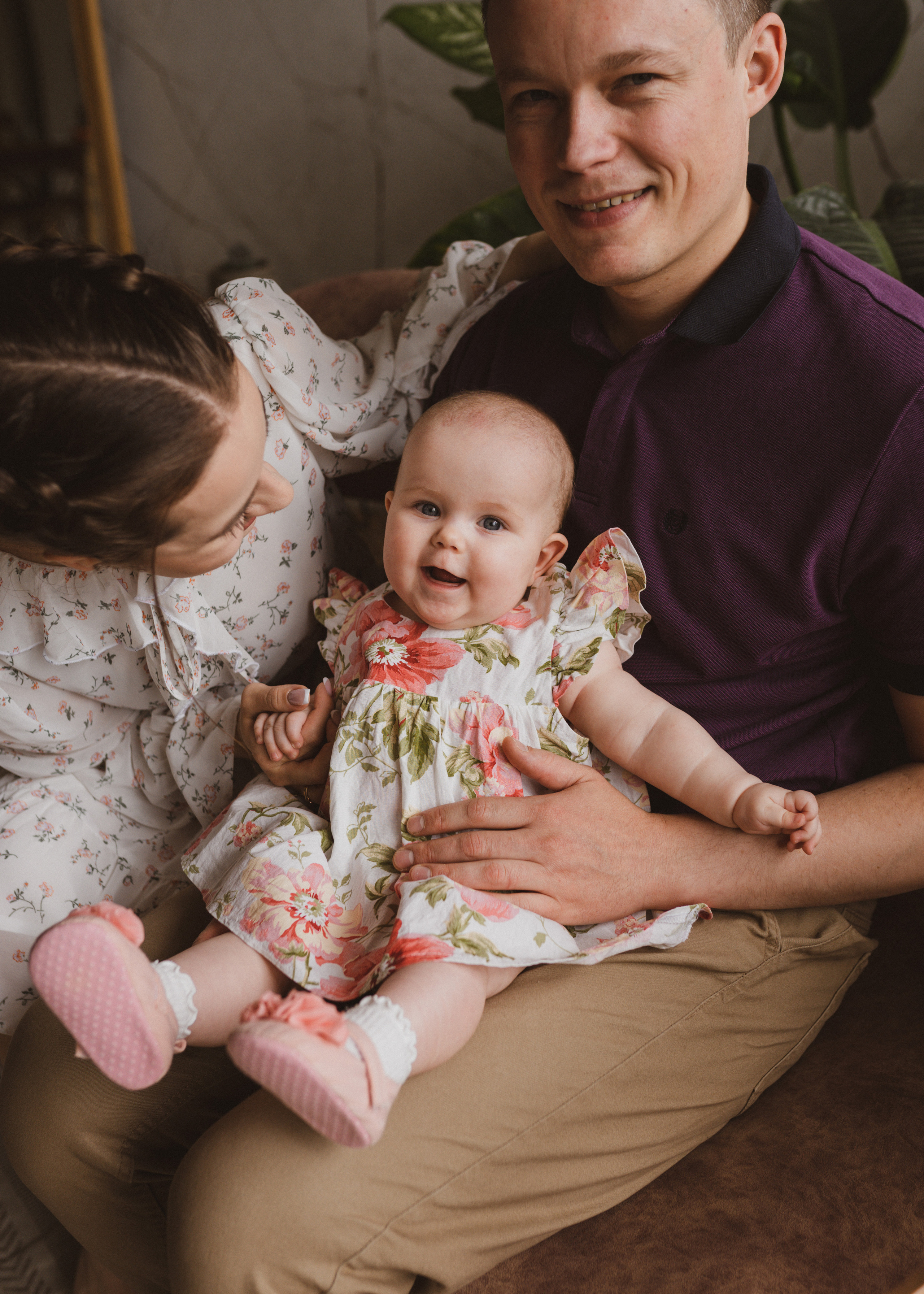 Семейная фотосессия в студии в Москве, семейный фотограф Анна Полушина. Свадебный фотограф в Москве Анна Полушина