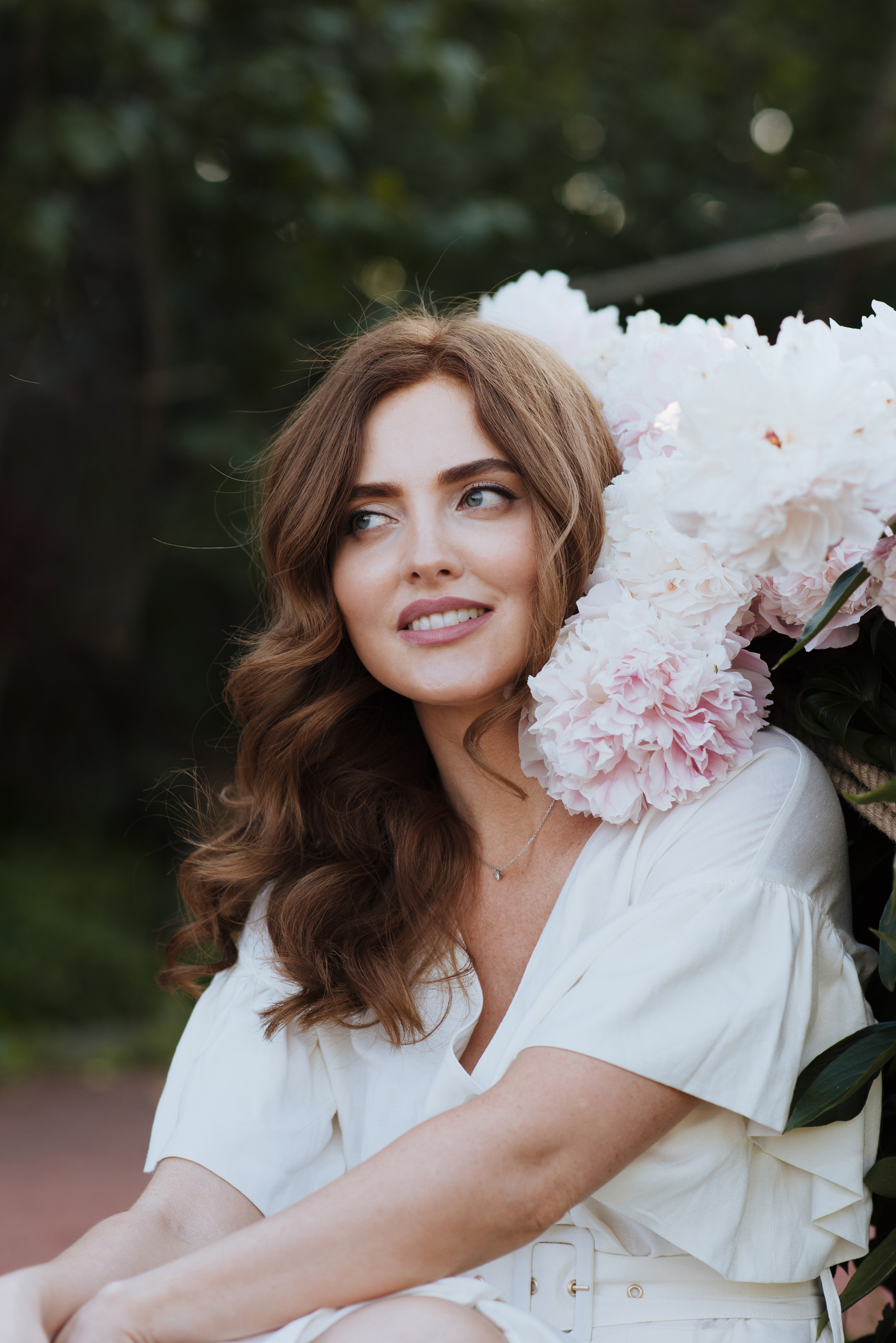 Алена, пионы. Свадебный фотограф в Москве Анна Полушина