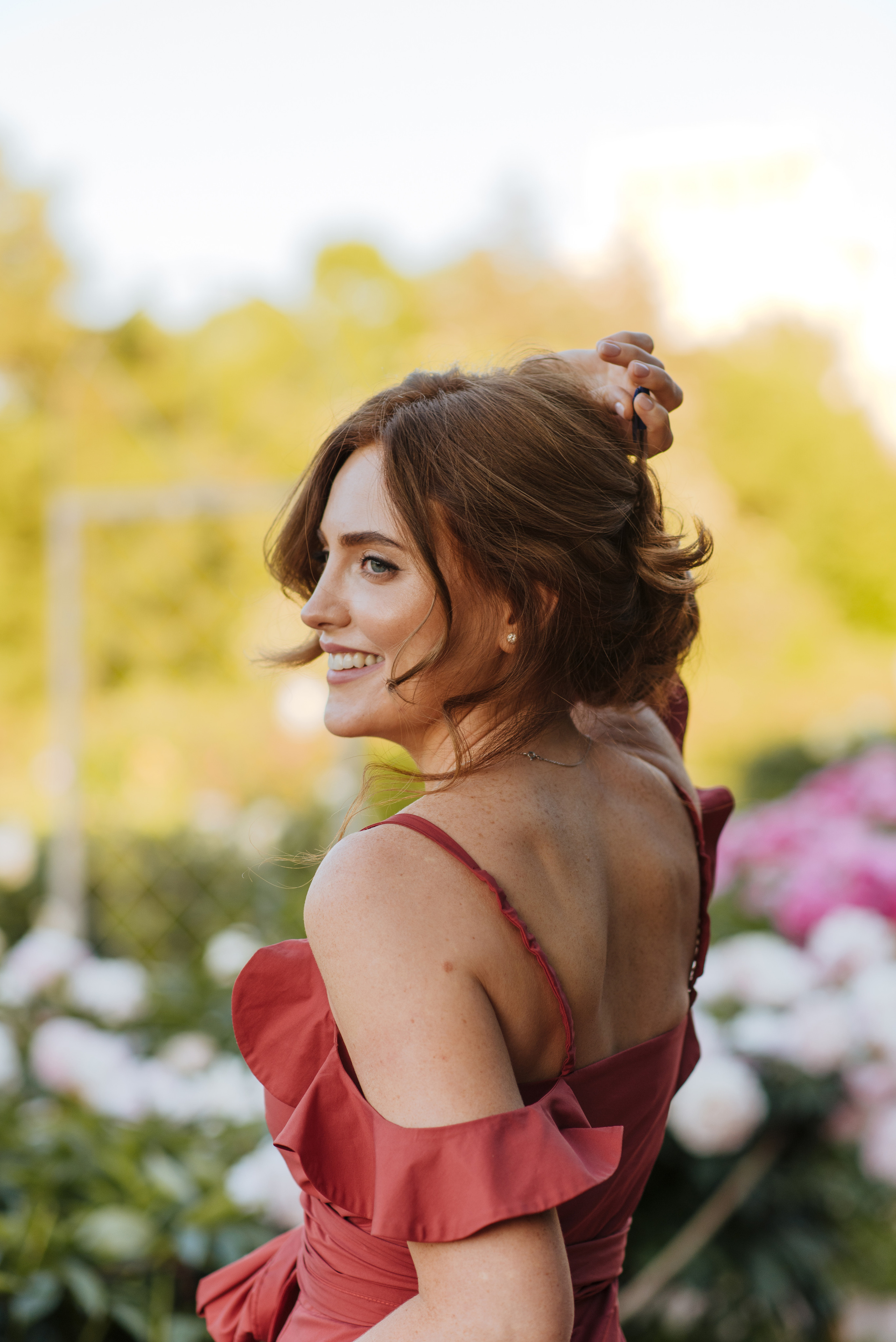 Алена, пионы. Свадебный фотограф в Москве Анна Полушина