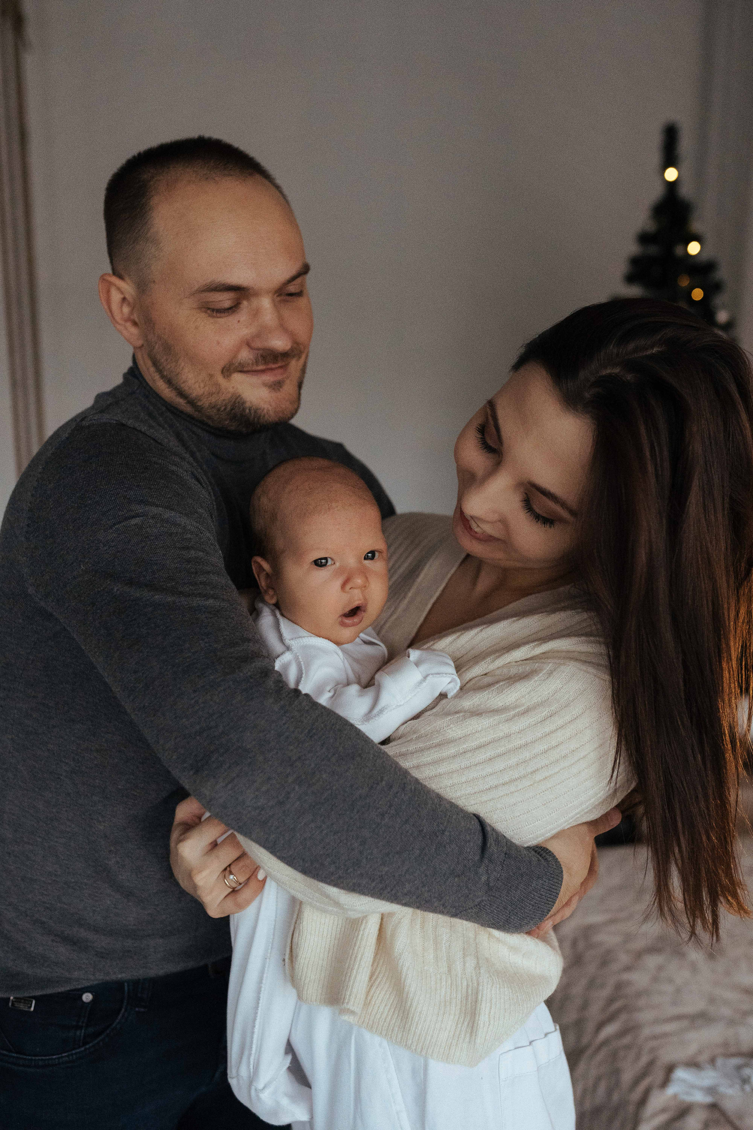 Семейная фотосессия в студии в Москве, семейный фотограф Анна Полушина. Свадебный фотограф в Москве Анна Полушина