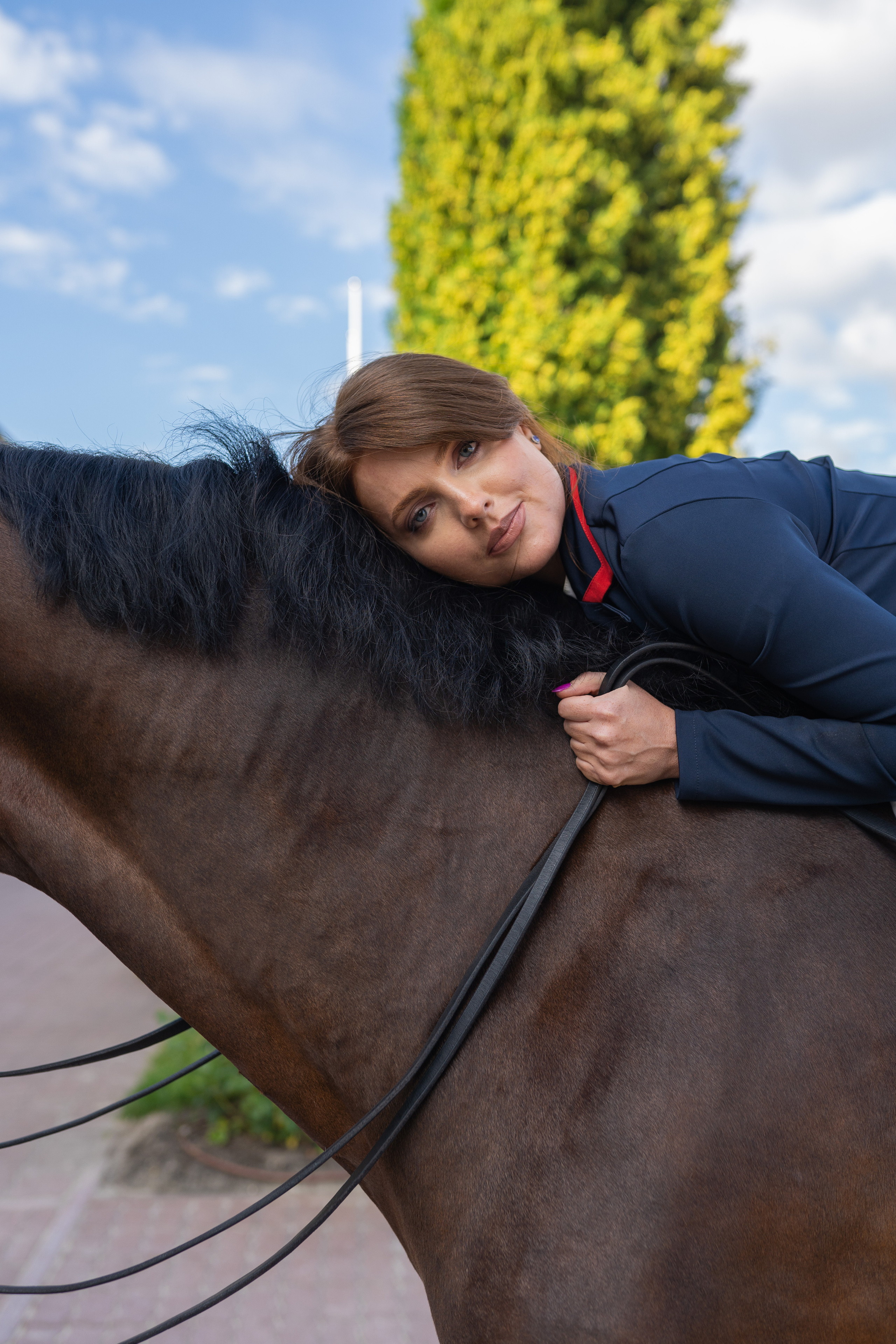 Алена, конный клуб Новый век. Свадебный фотограф в Москве Анна Полушина