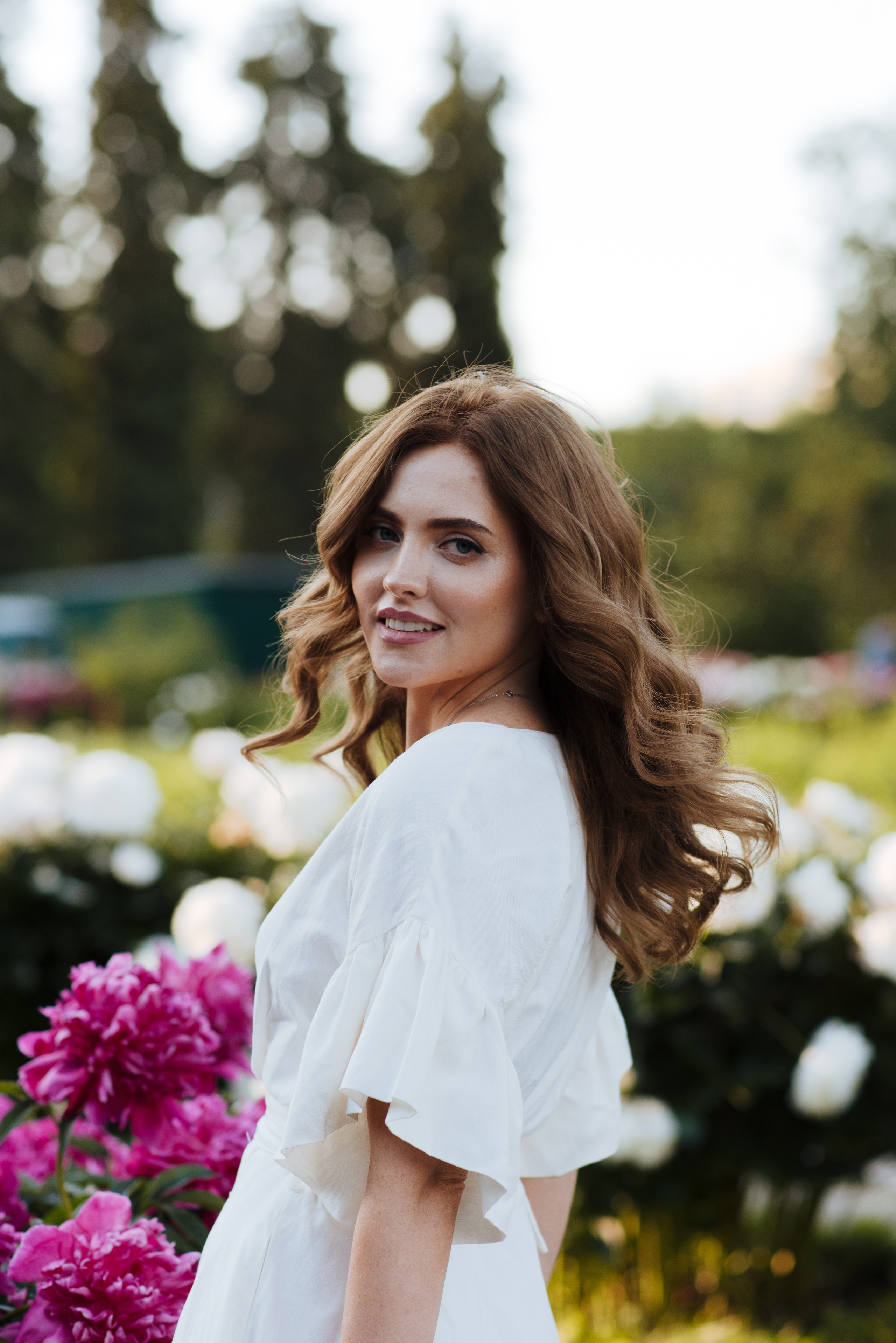 Алена, пионы. Свадебный фотограф в Москве Анна Полушина