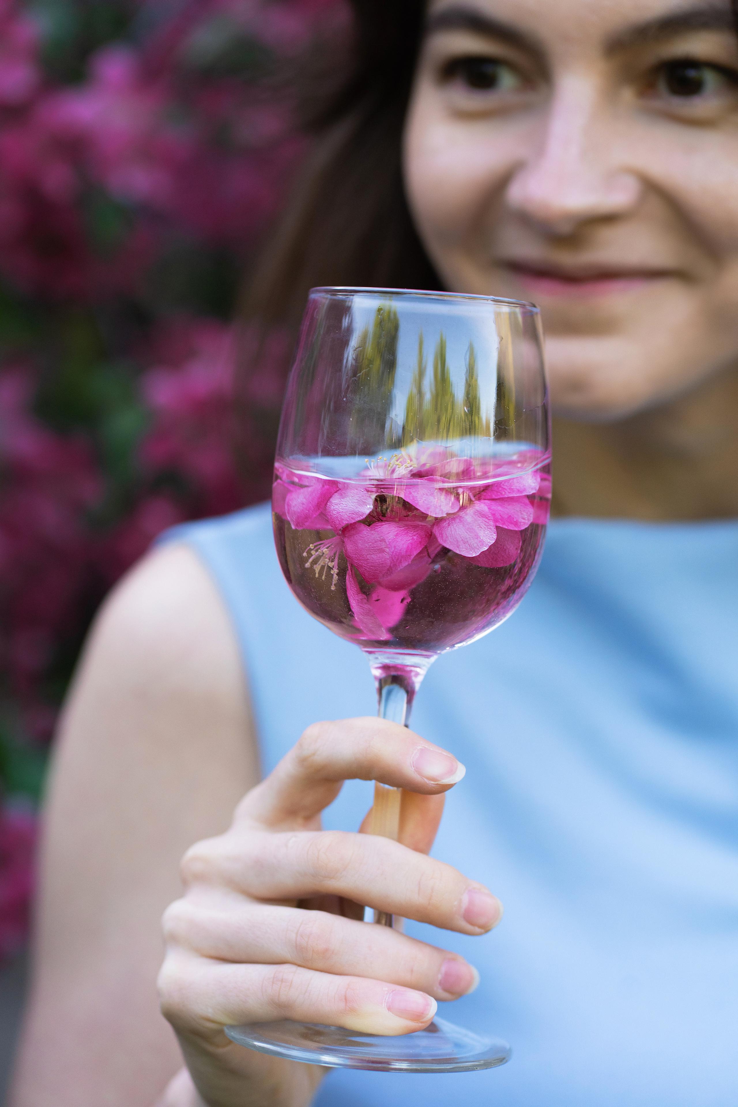Леда, розовое цветение. Свадебный фотограф в Москве Анна Полушина