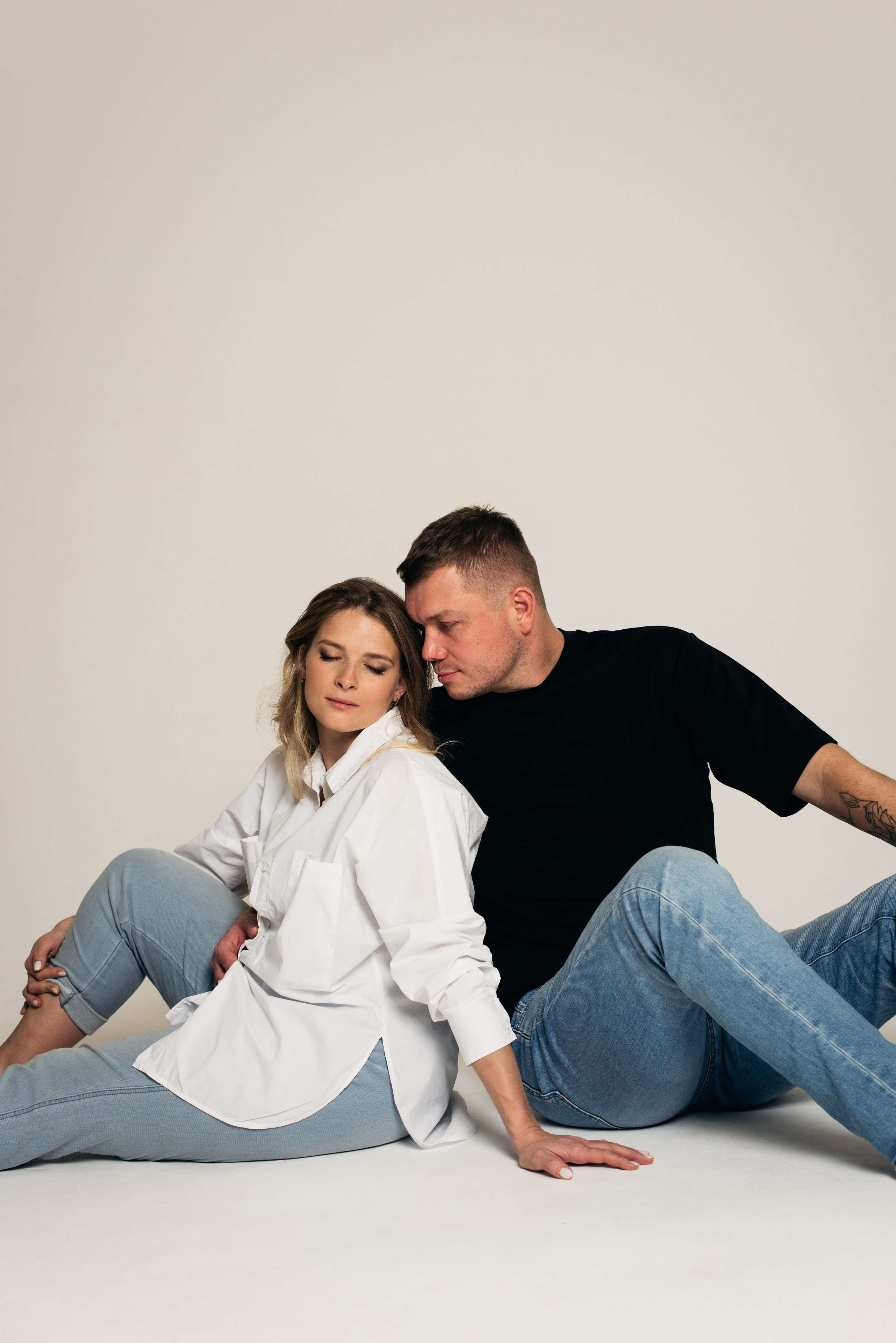 Семейная фотосессия в студии в Москве, семейный фотограф Анна Полушина. Свадебный фотограф в Москве Анна Полушина