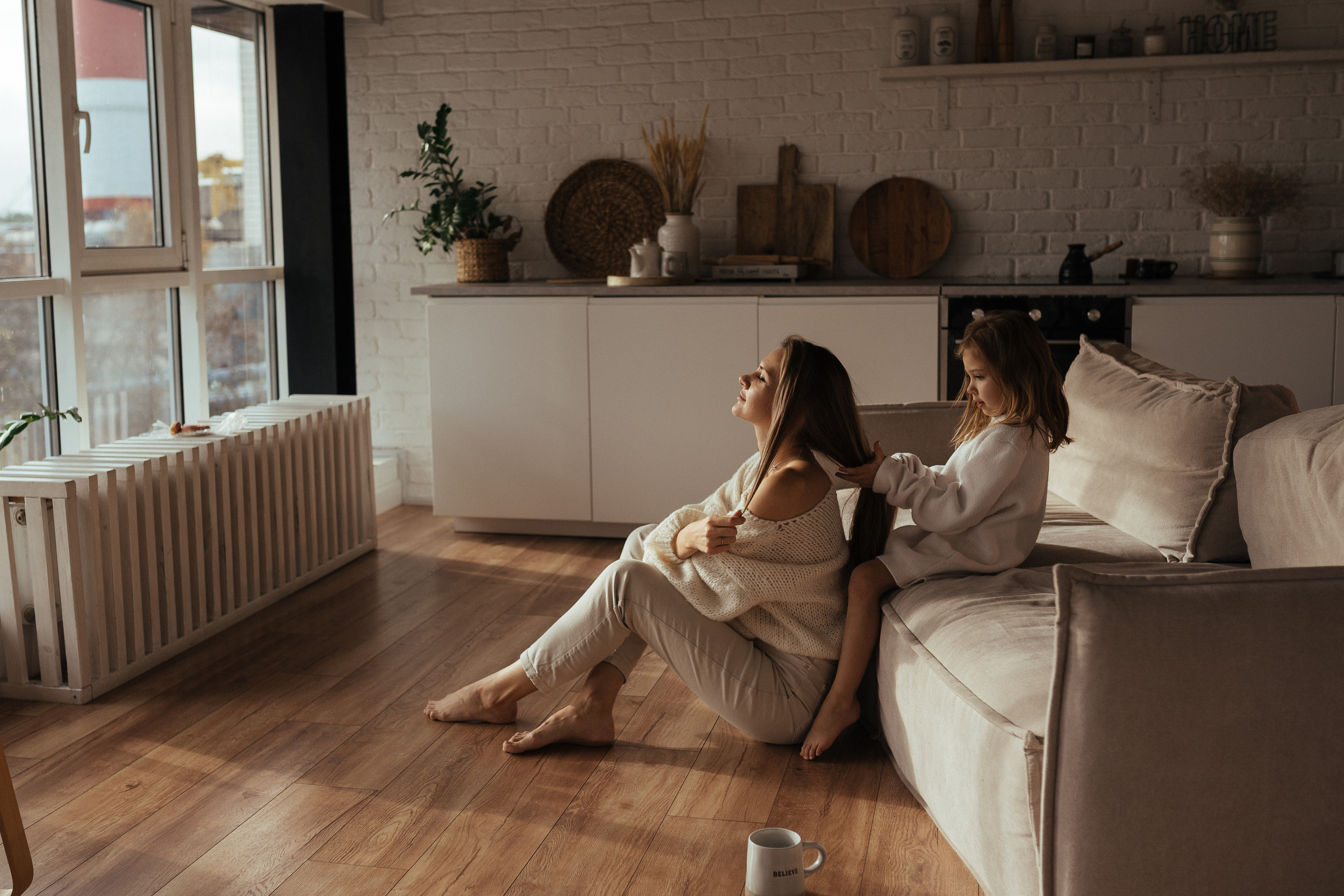 Семейная фотосессия в студии в Москве, семейный фотограф Анна Полушина. Свадебный фотограф в Москве Анна Полушина