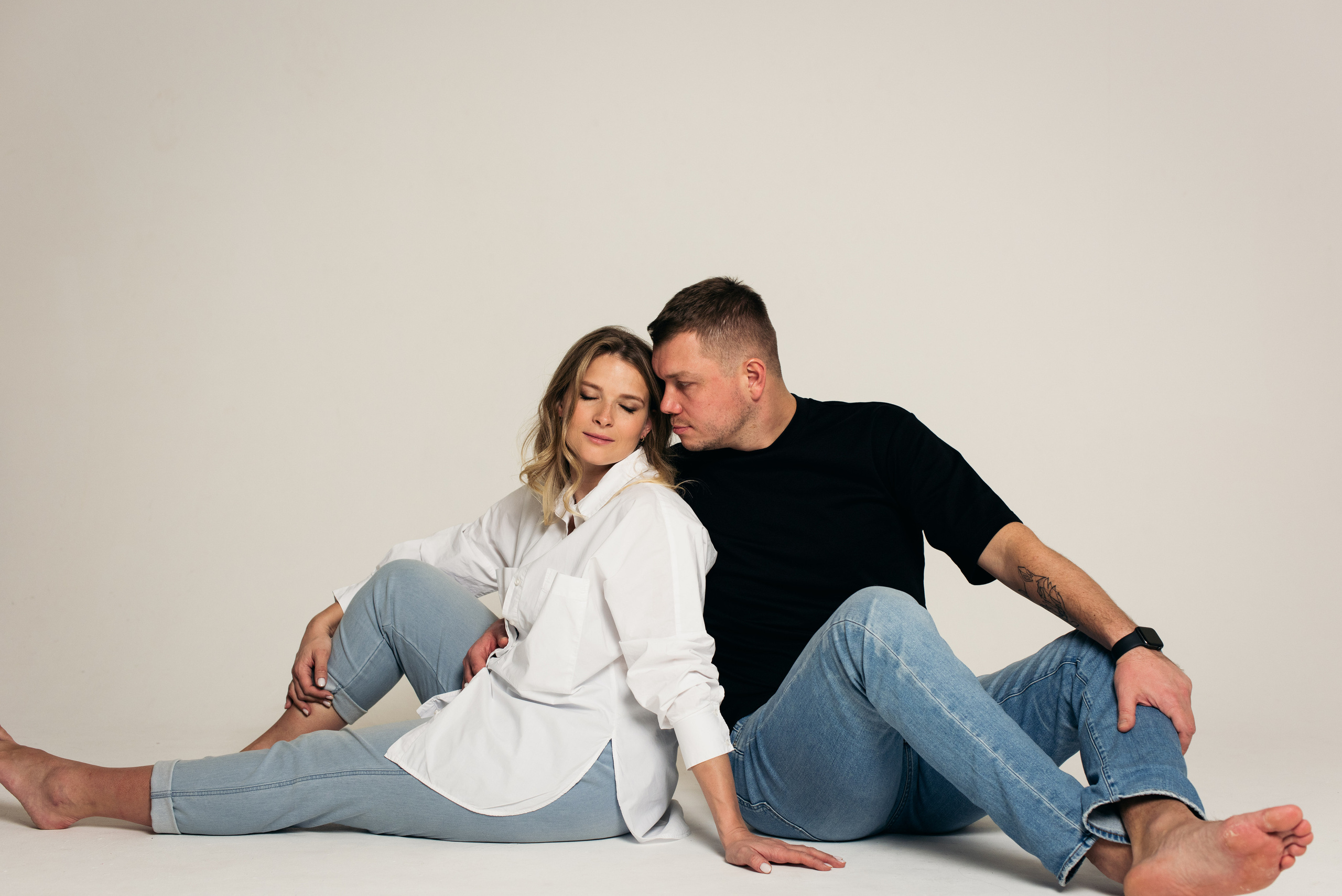 Семейная фотосессия в студии в Москве, семейный фотограф Анна Полушина. Свадебный фотограф в Москве Анна Полушина