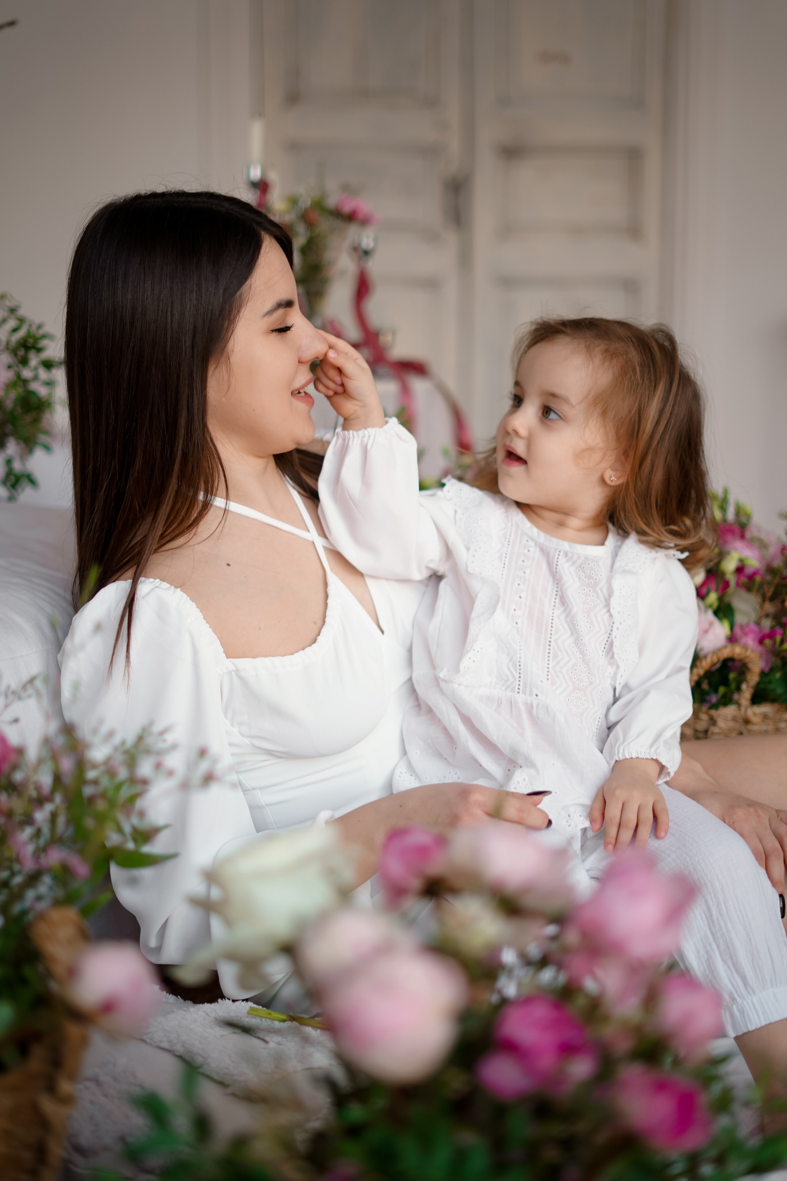 Мама и доченька. Фотограф Татьяна Митрофанова