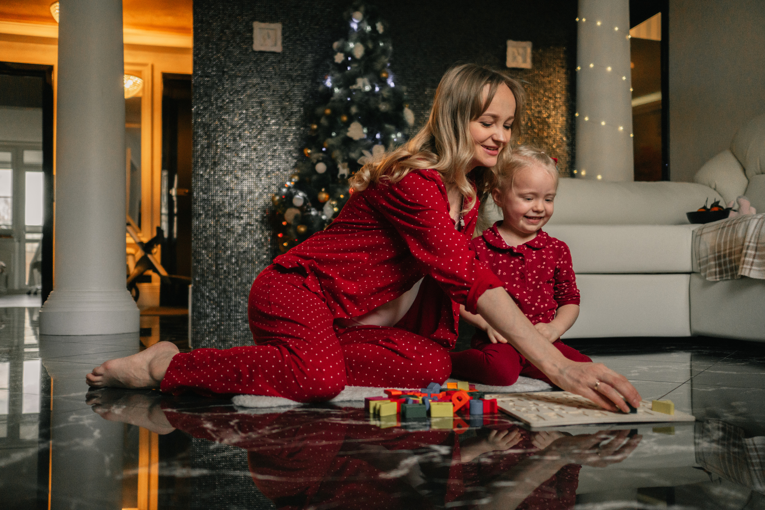 Новогодняя домашняя съемка. Семейный и детский фотограф в Санкт-Петербурге Наталья Григорьева