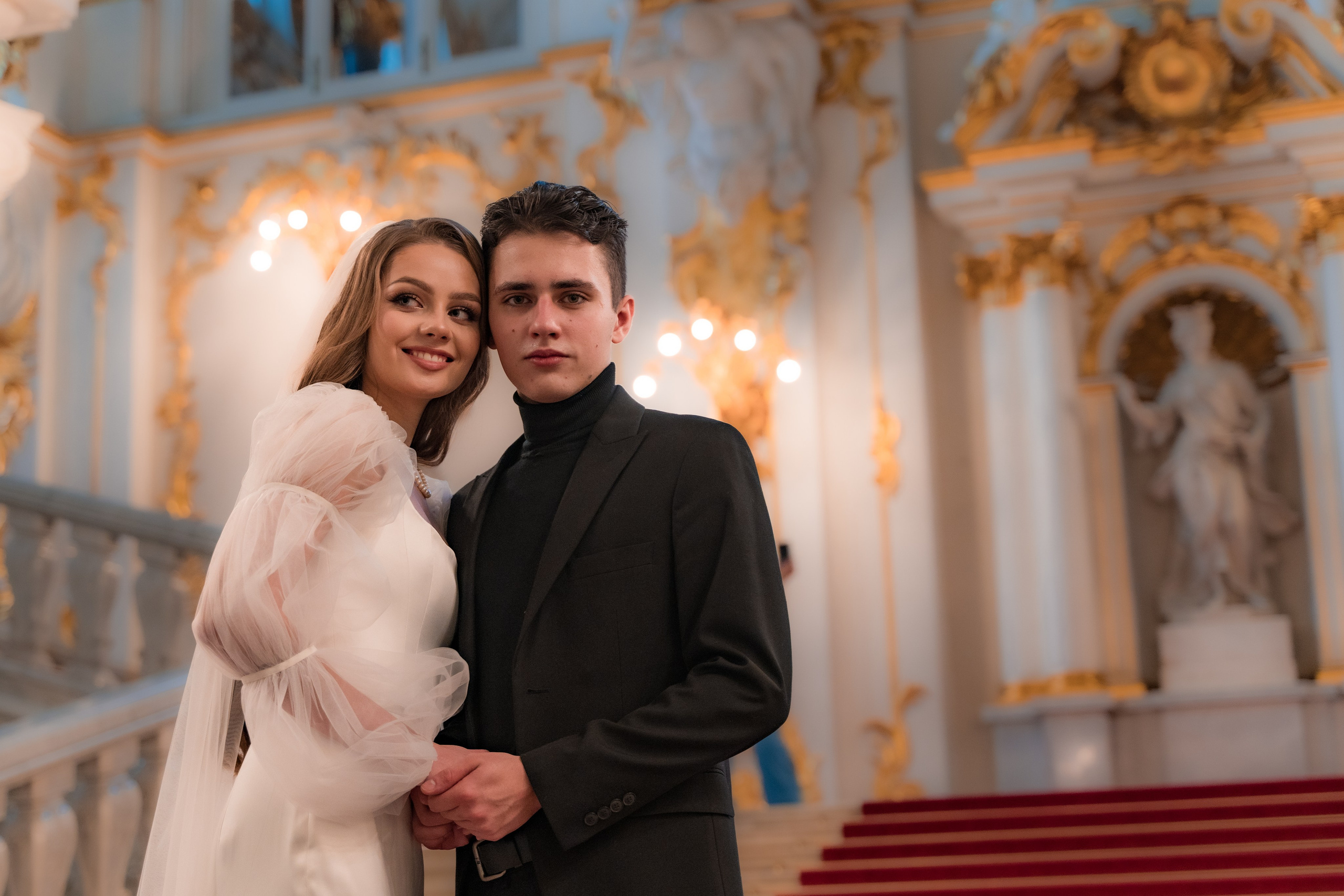 Фотосессия в Эрмитаже упрекрасно передаст Ваш стиль свадьбы!