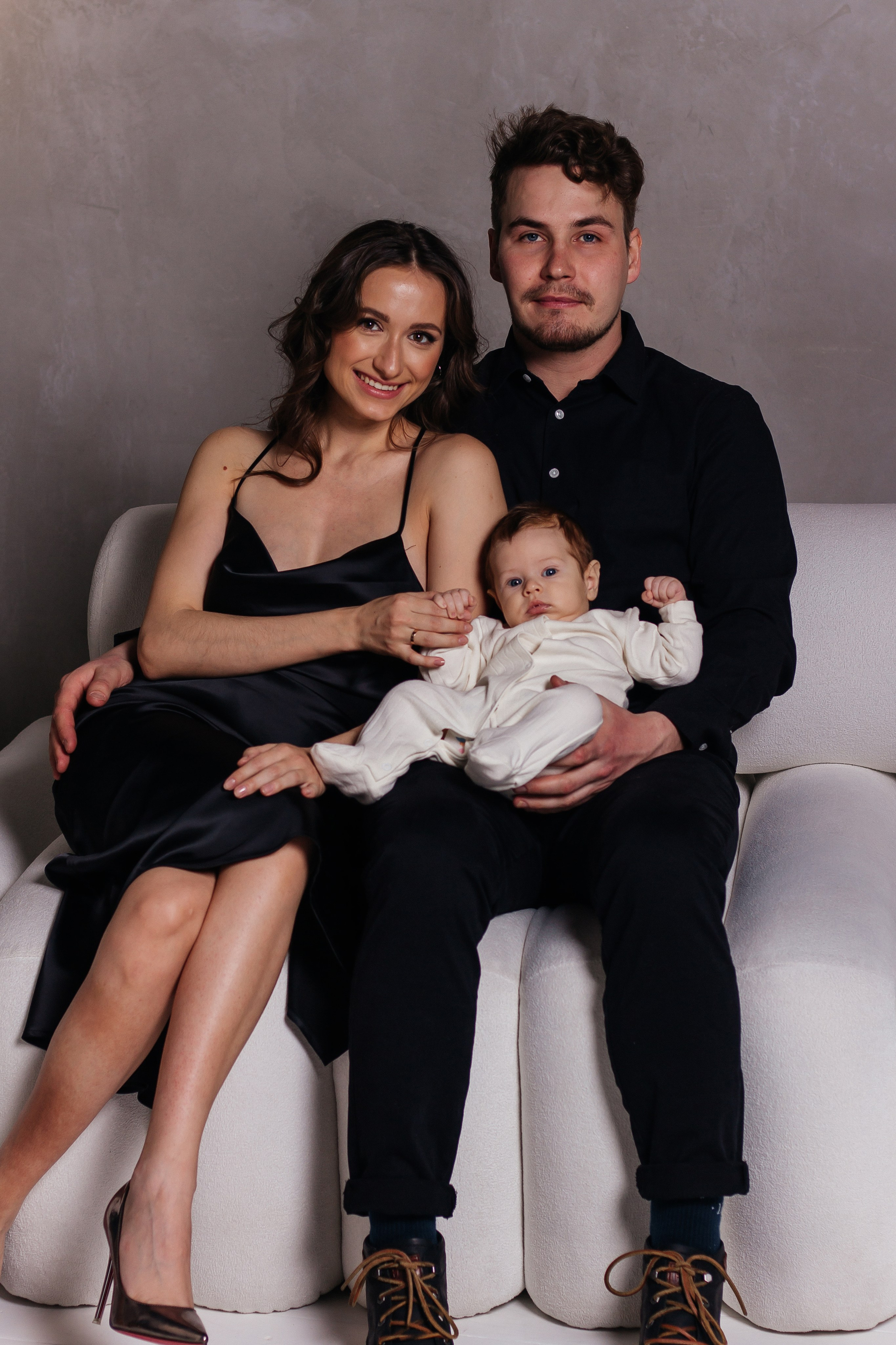 Стильный семейный New Year. Фотограф Красноярск Архипова Алина