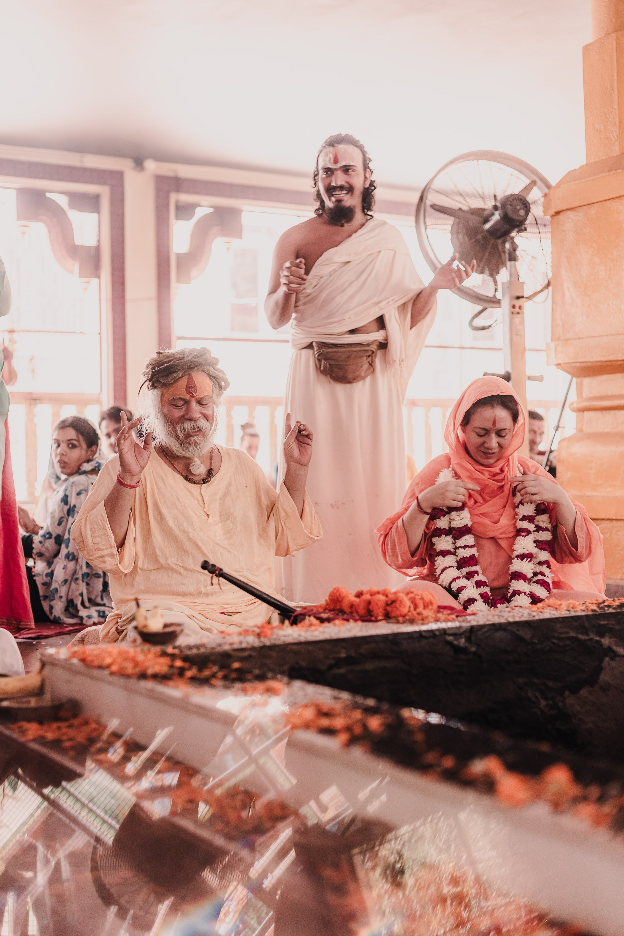Navaratri yajna at Devraha Baba Ji ashram. Мариам Багдасарян