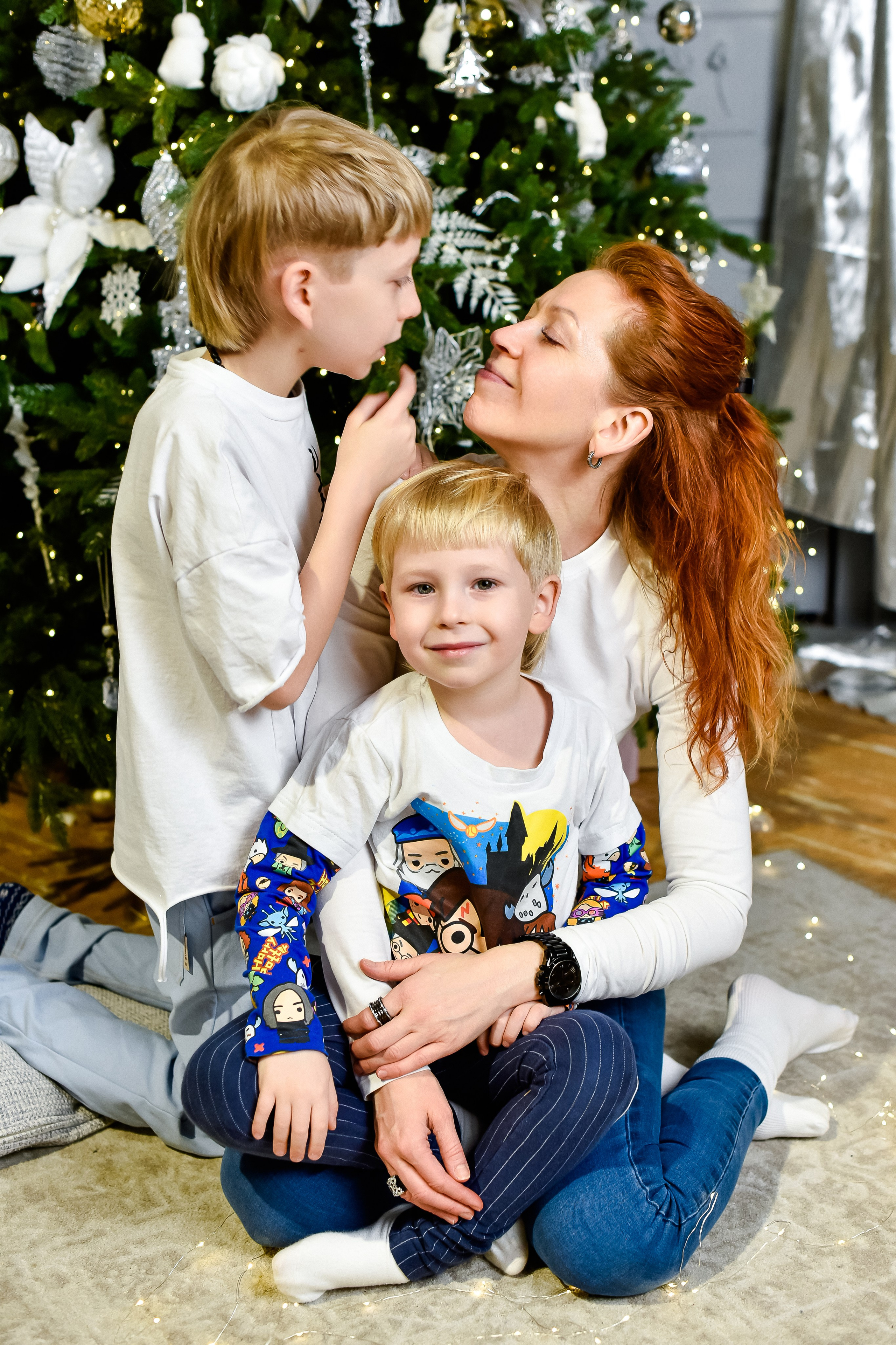 Екатерина с сыновьями