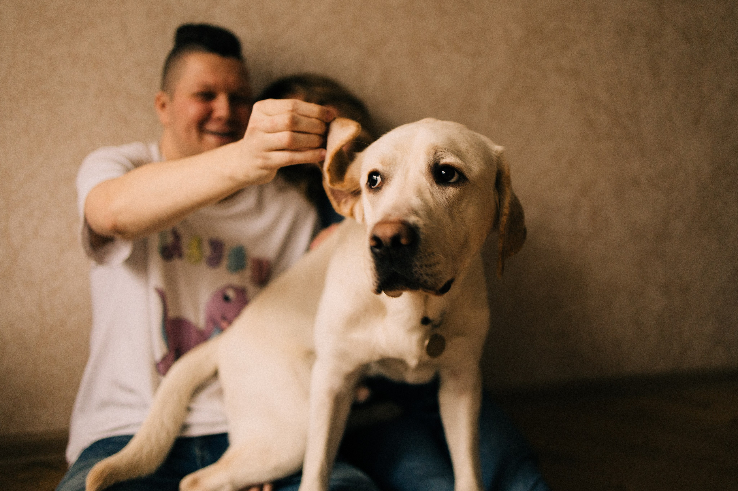 Дома трое. Фотограф Настя Леонова