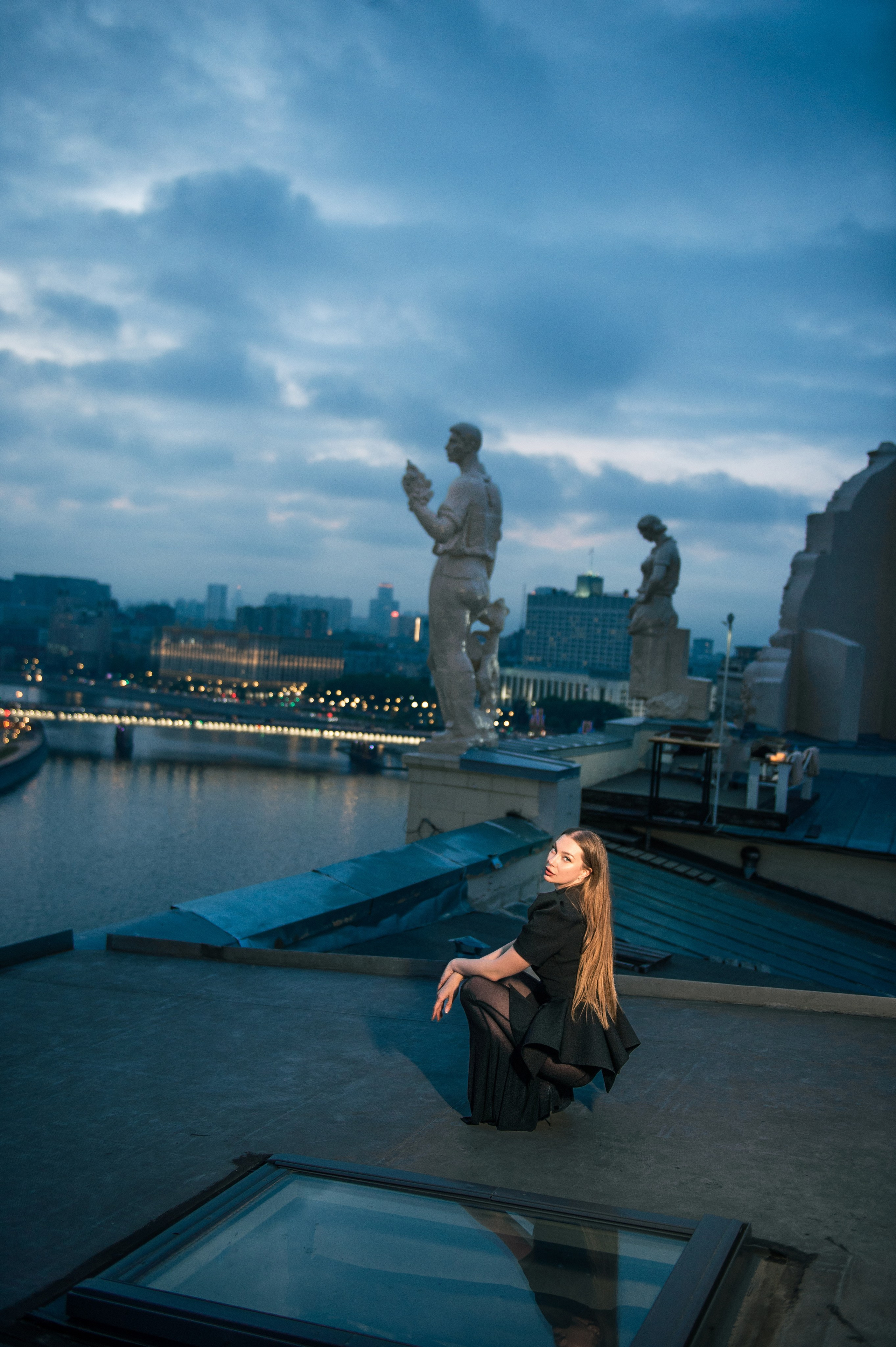 Фотосессия на крыше (Москва). Тучина Дарья фотограф