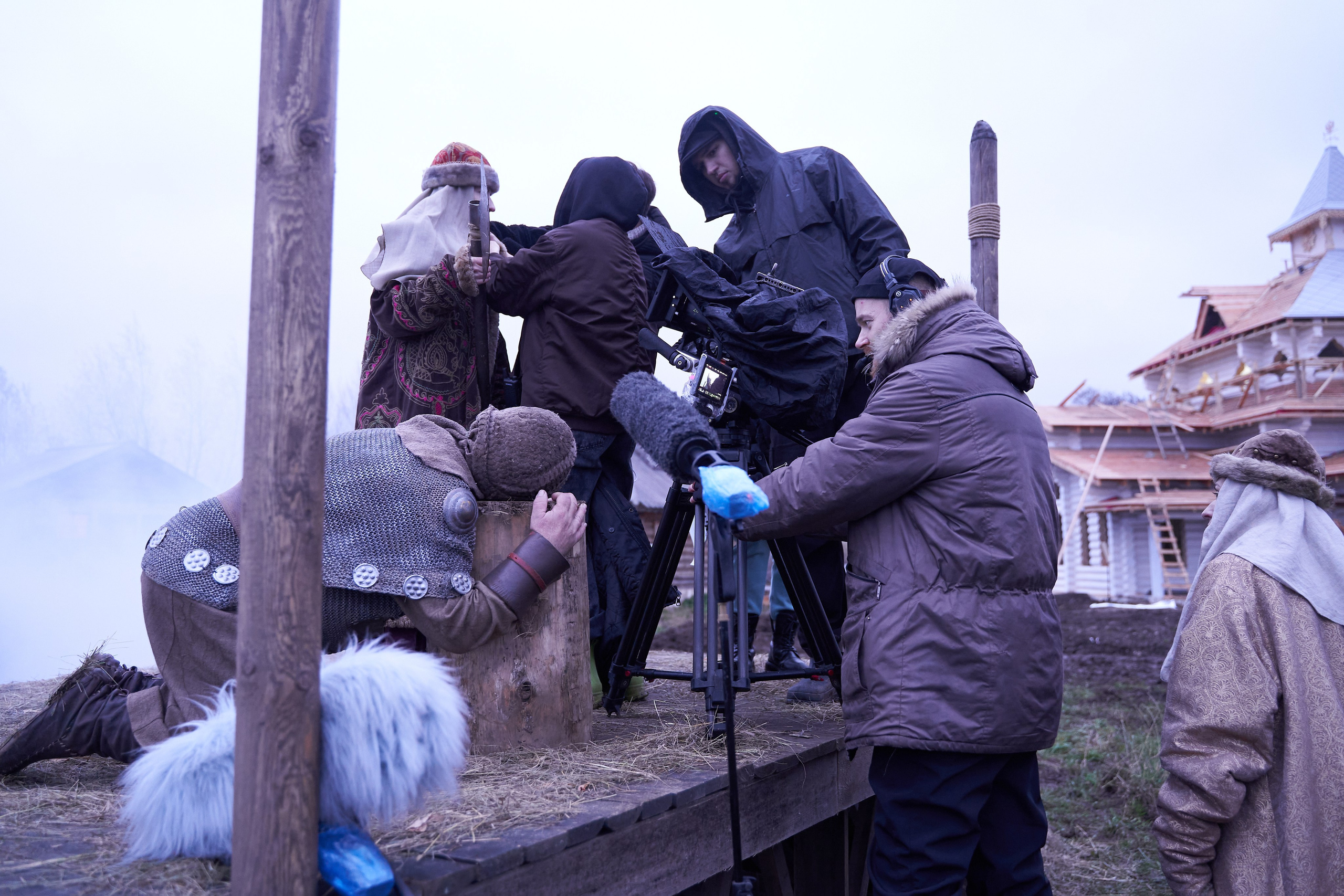 Бекстейдж съемки сериала. Krasnopoliophoto