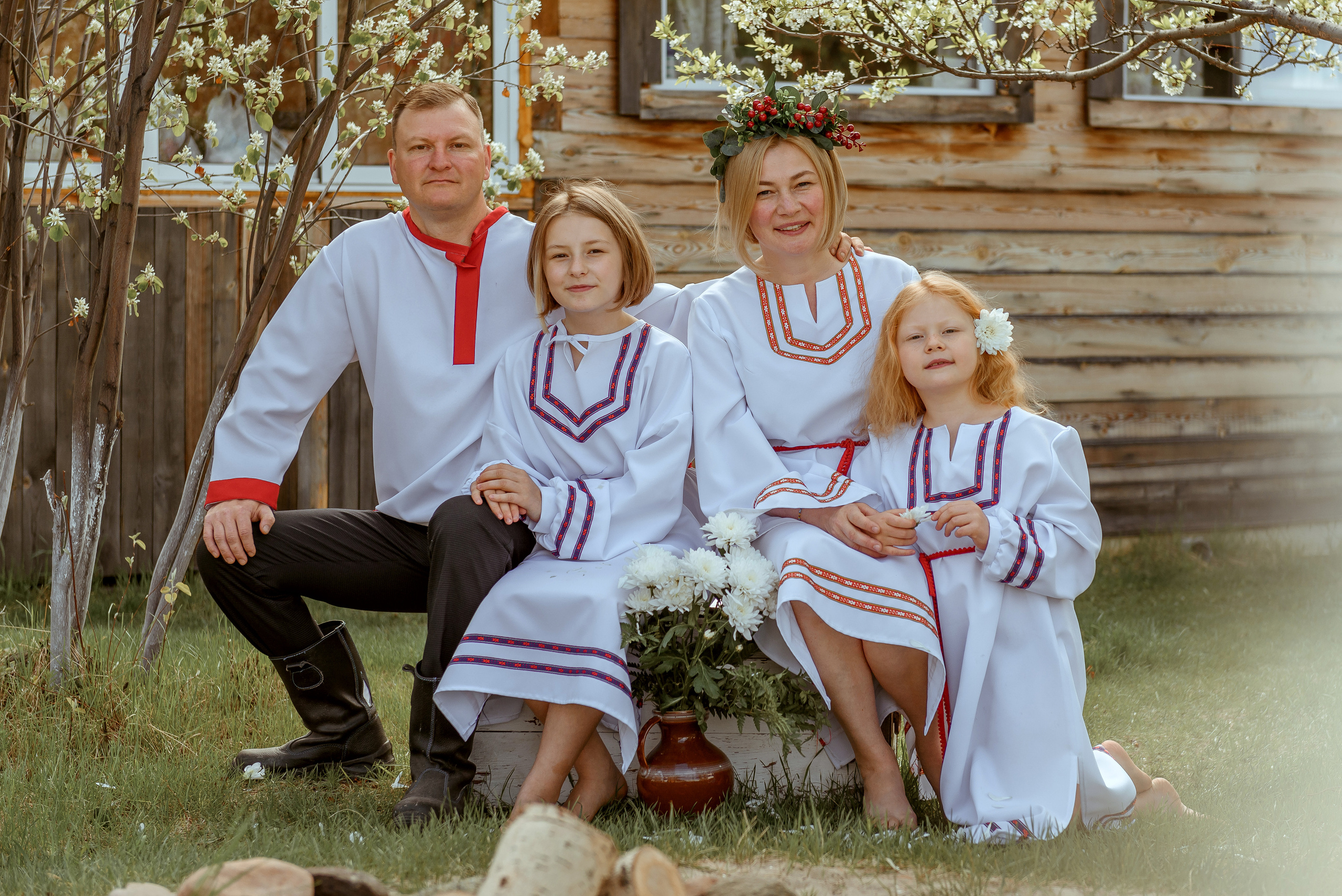 Семейная фотосессия на природе. Семейный фотограф в Братске Маклакова Татьяна
