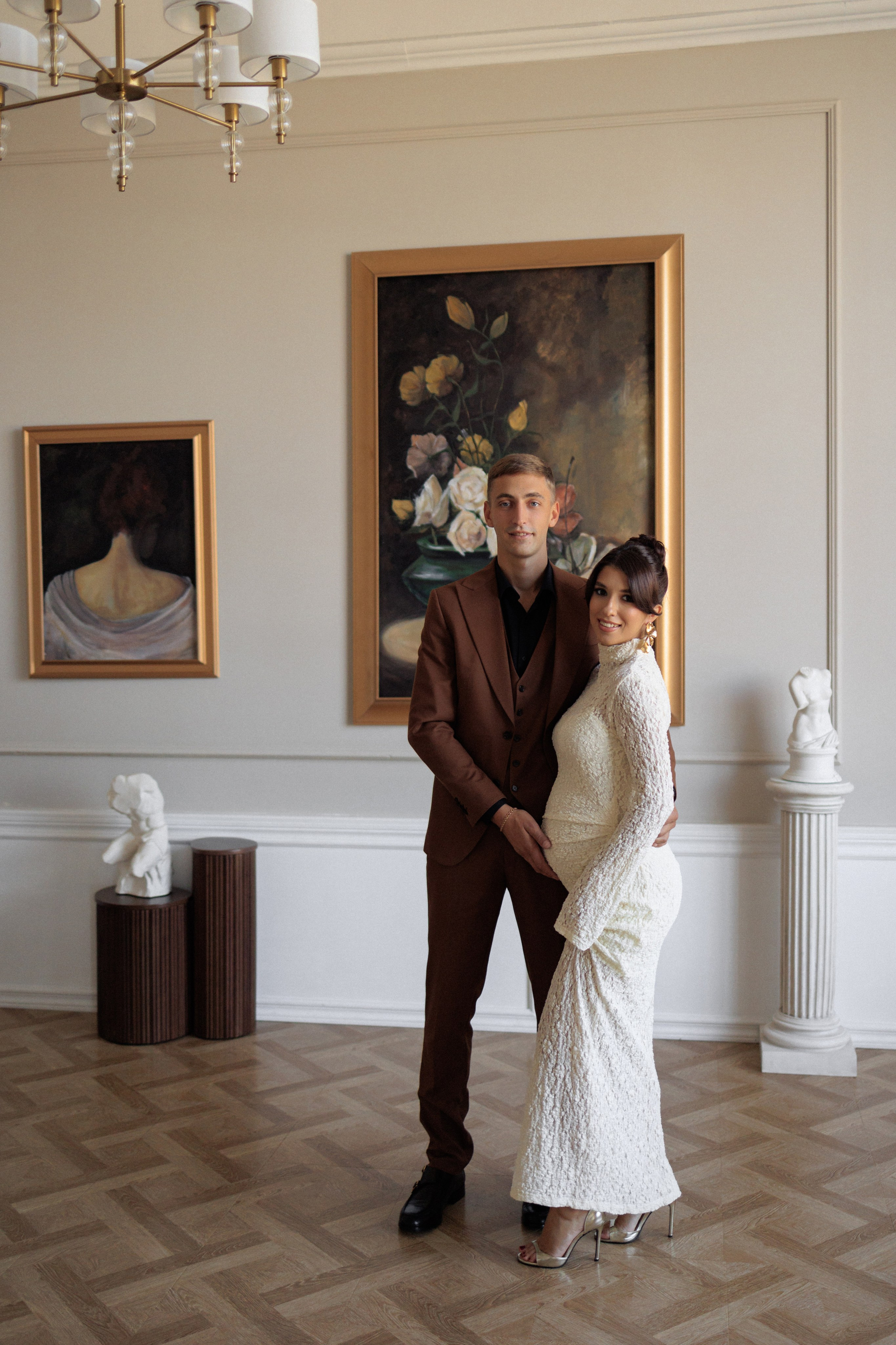 Фотосессия в ожидании беременности в студии на Зиповской. Свадебный фотограф и видеограф Краснодар, Ростов, Сочи, Новороссийск