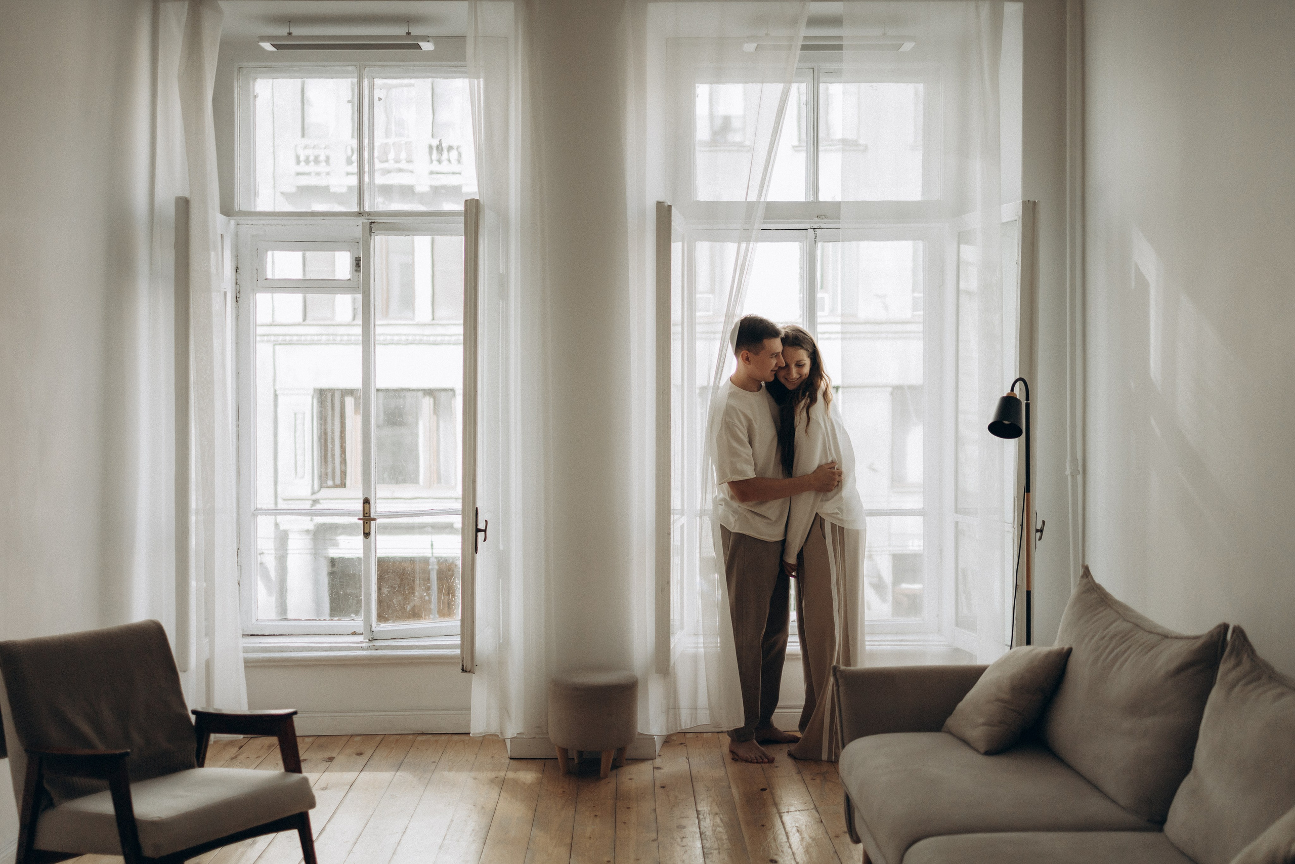 Яна, Дима и малыш Мирон. Семейный, домашний, ньюборн фотограф Москва Цветкова Елизавета