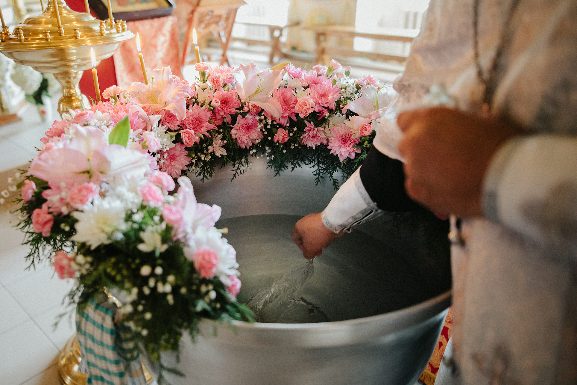 Крещение Ксении. Фотограф на венчание, крещение