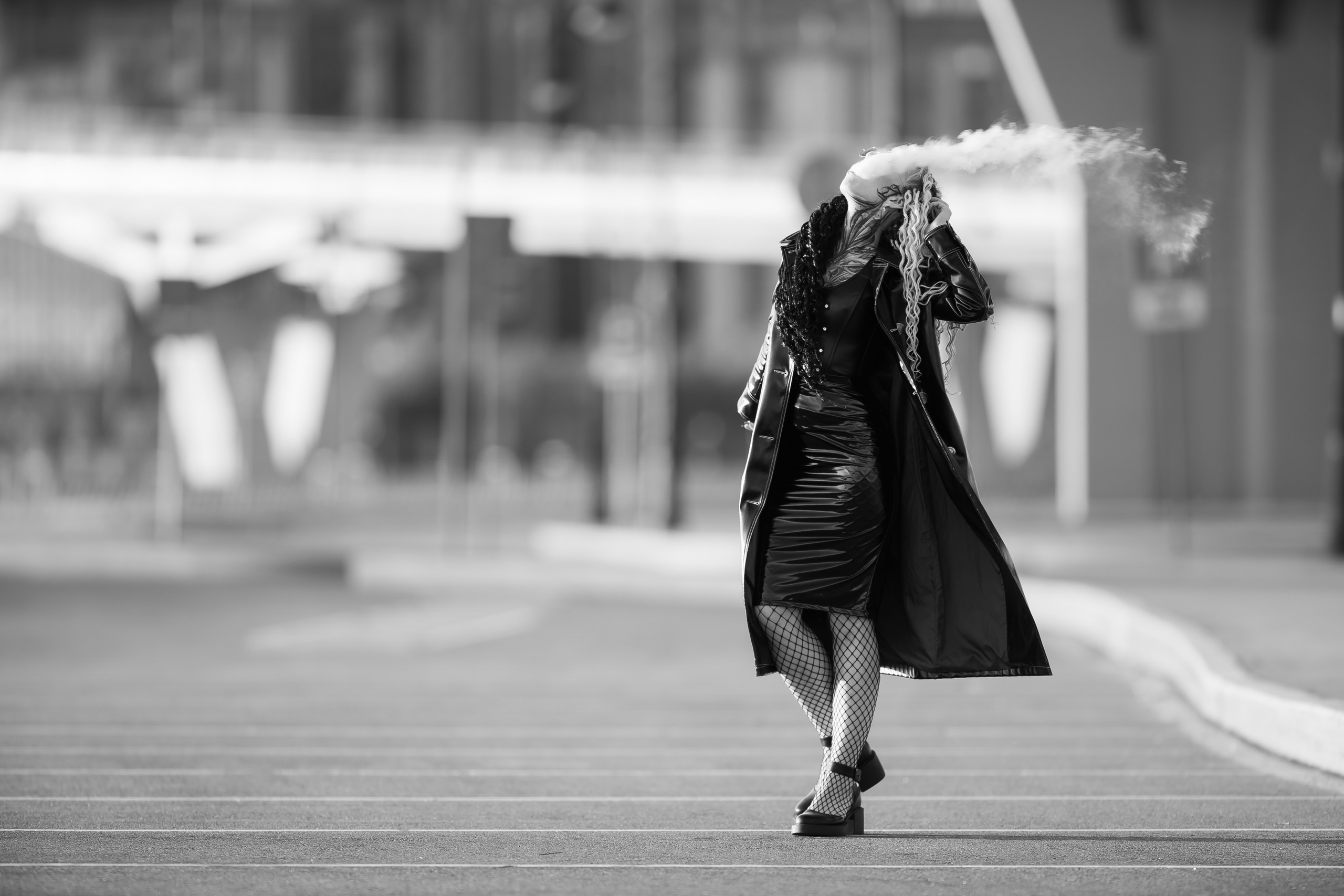 Оля. Паркинг. Портретный фотограф в Санкт-Петербурге Александр Быстрицкий