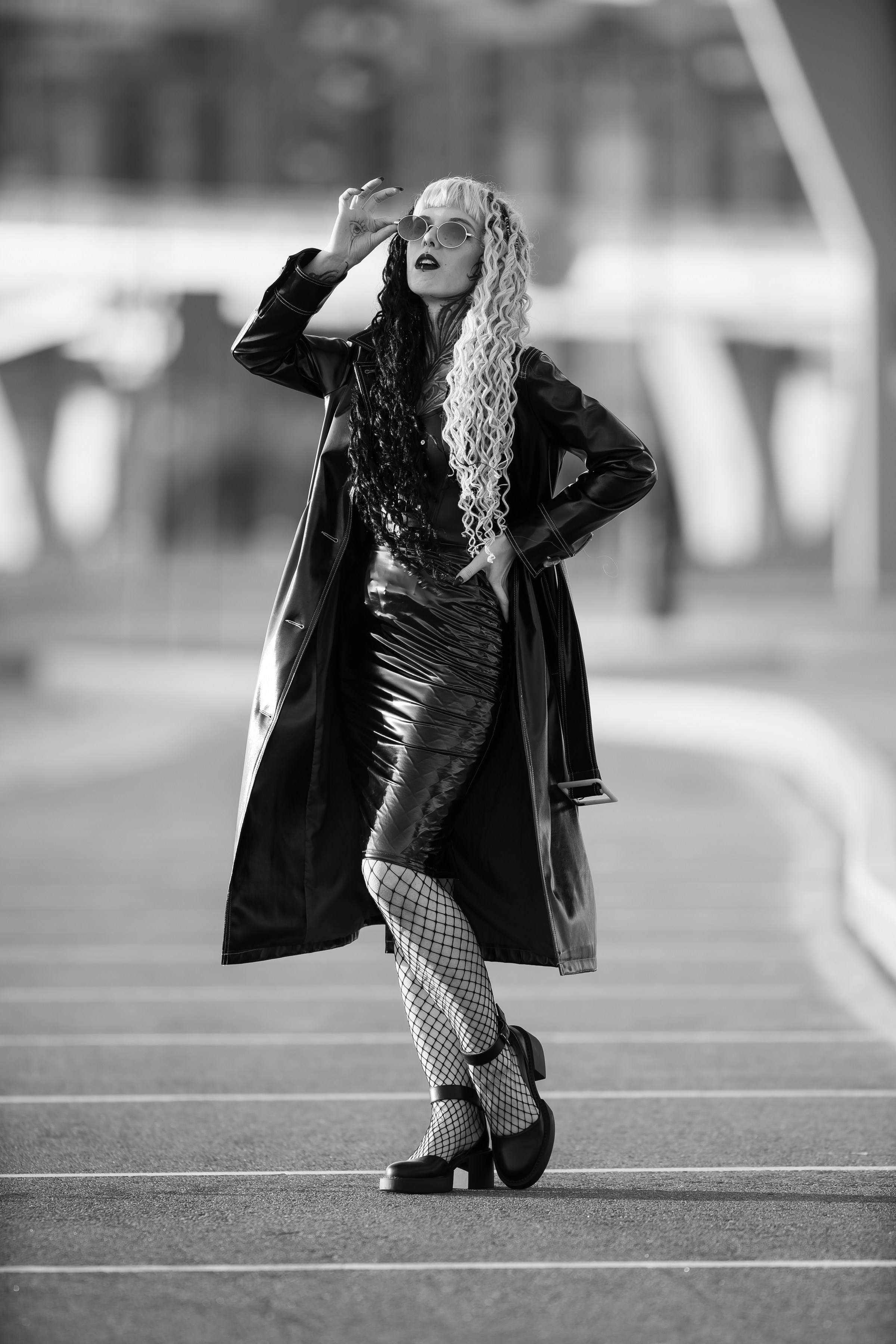 Оля. Паркинг. Портретный фотограф в Санкт-Петербурге Александр Быстрицкий