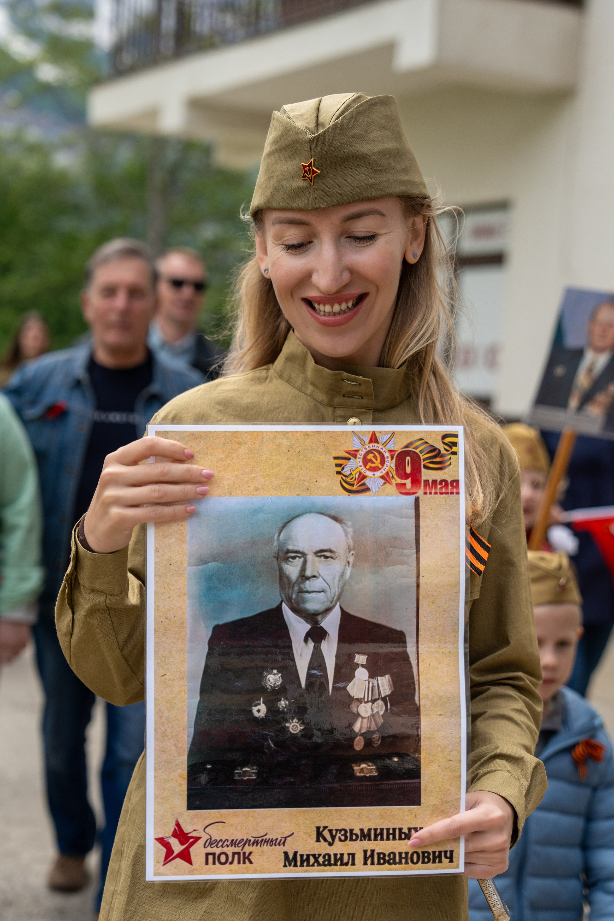 Шествие бессмертного полка 9 мая 2024 Rosa Springs. Репортажный фотограф в Красной Поляне и Сочи Павлюченко Екатерина