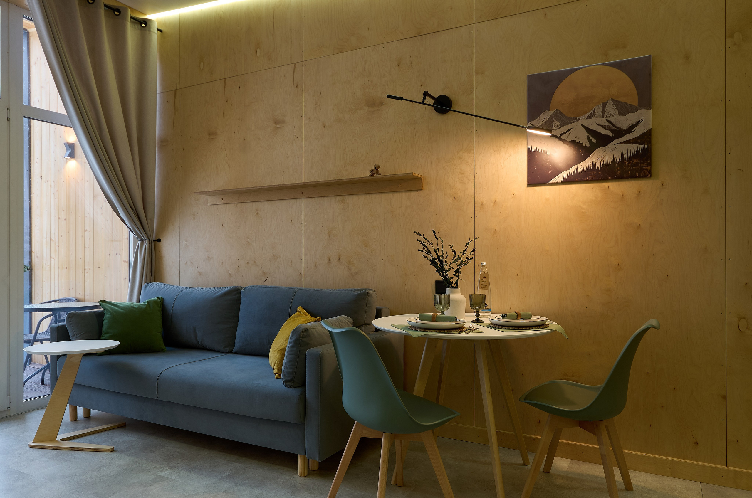 Глемпинг, Гора, оз. Банное. Абросимов Лев интерьерный и архитектурный фотограф