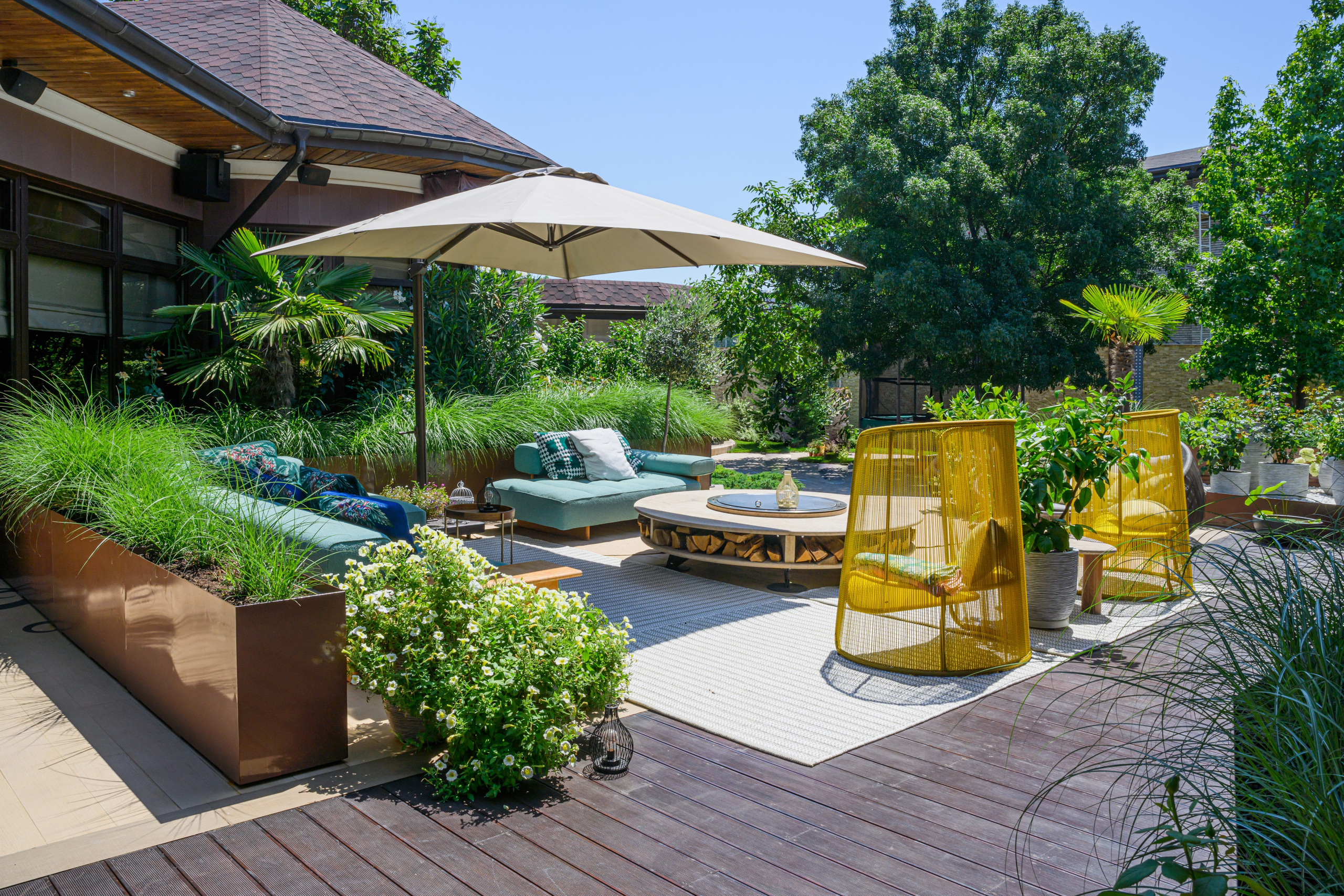 Цветущая веранда. Интерьерный фотограф Краснодар Денис Педань