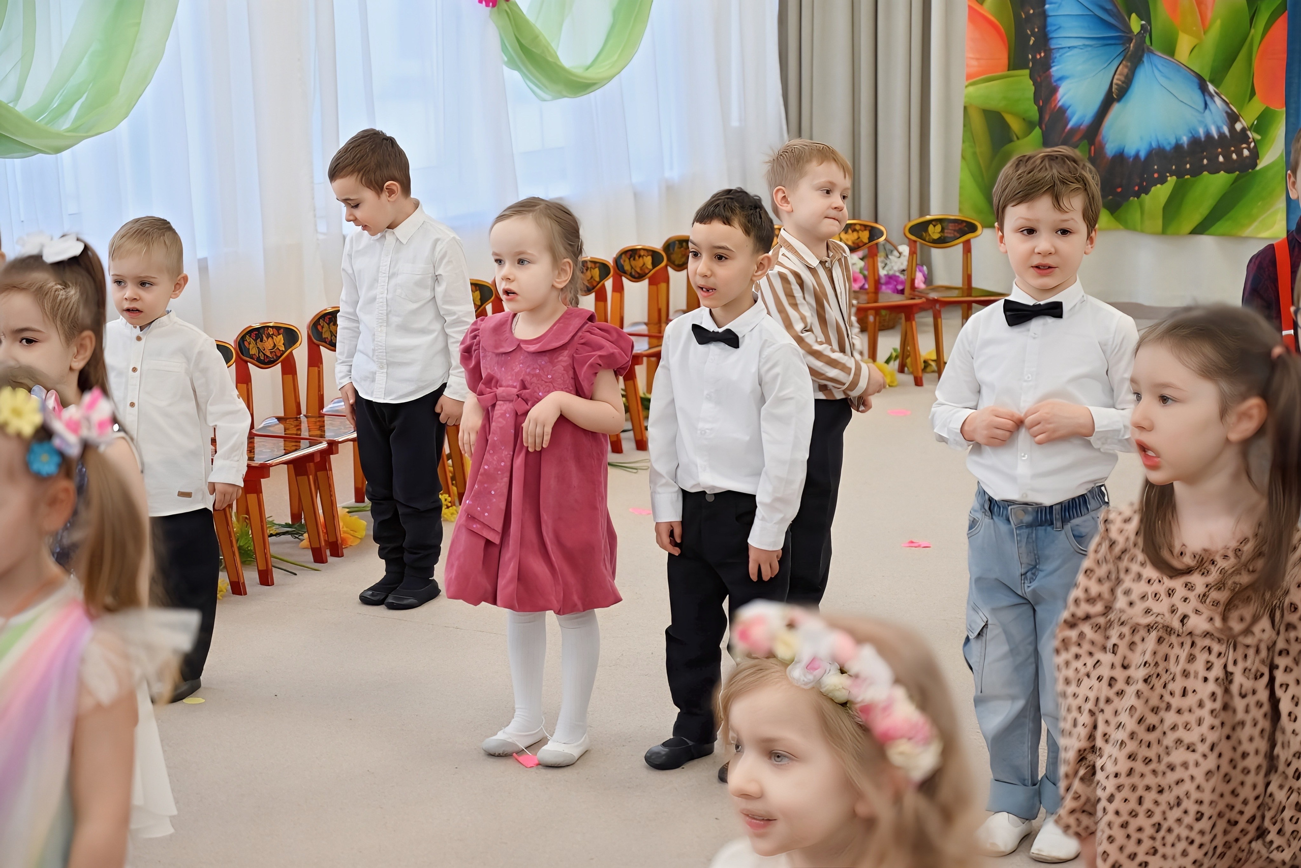 Праздник в группе «Дружная семейка». Семейный и детский фотограф Москва