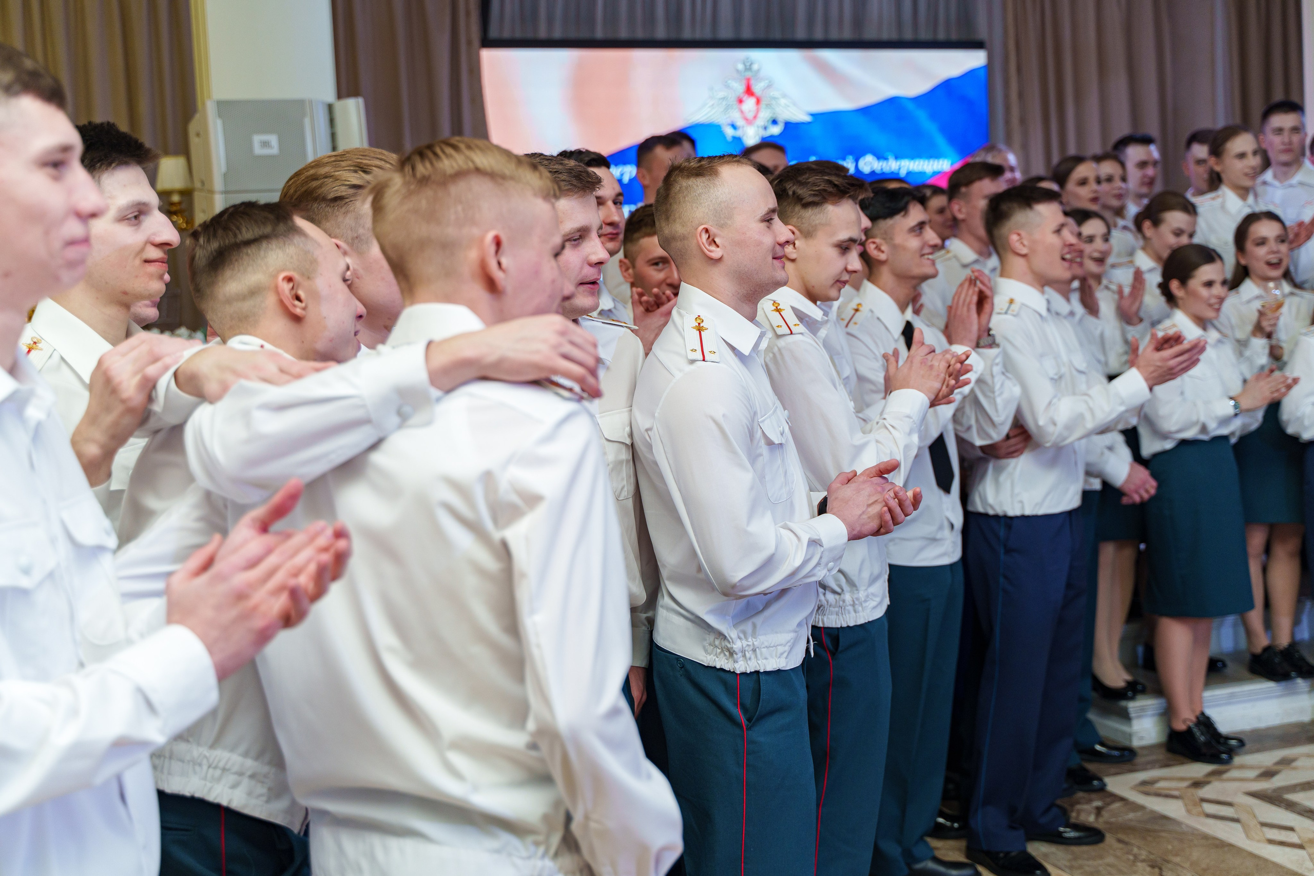 Фотосъемка выпуска военной академии и вручение дипломов