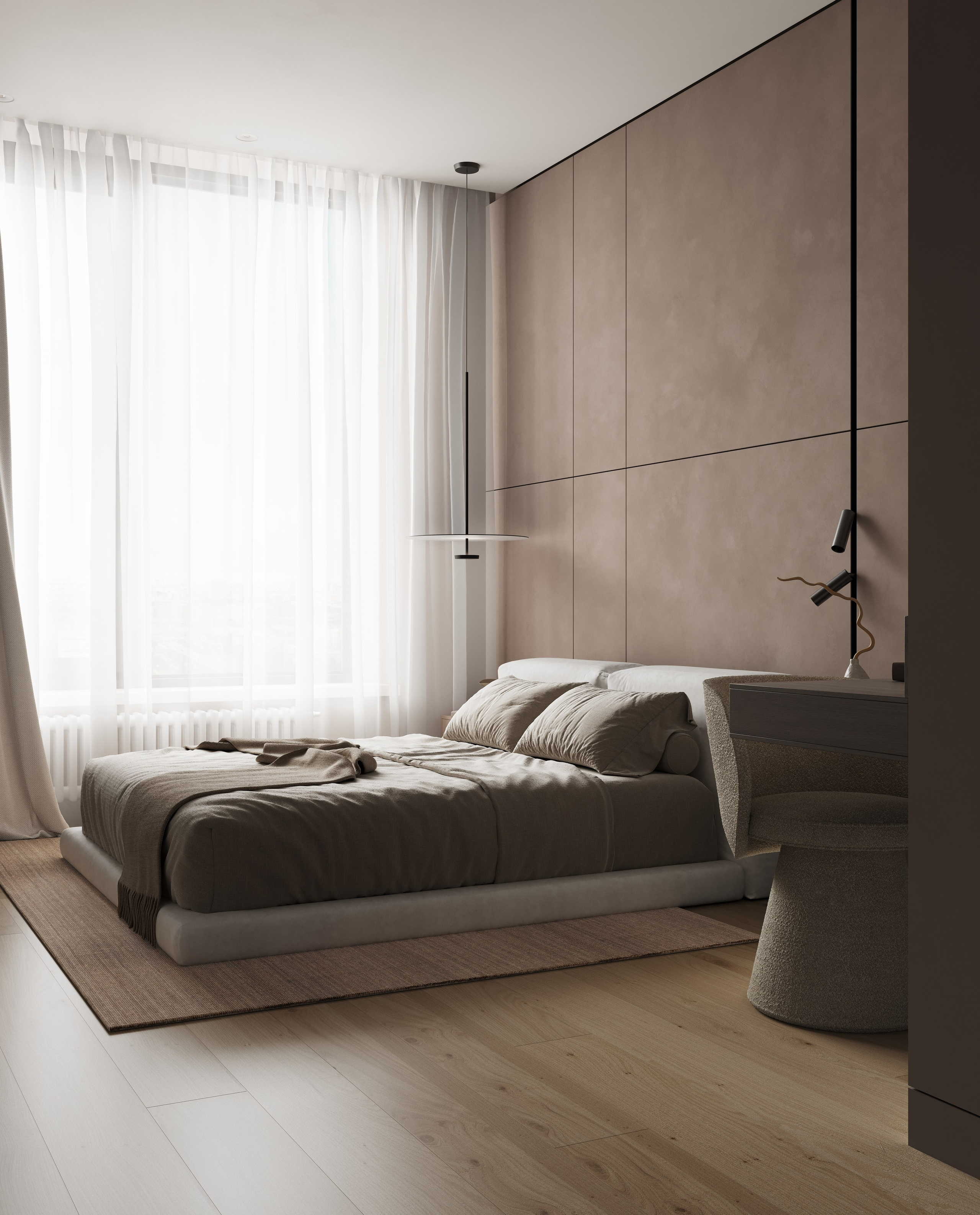 Republic Master-bedroom| Balcon Studio. Середа Юлия | Визуализация