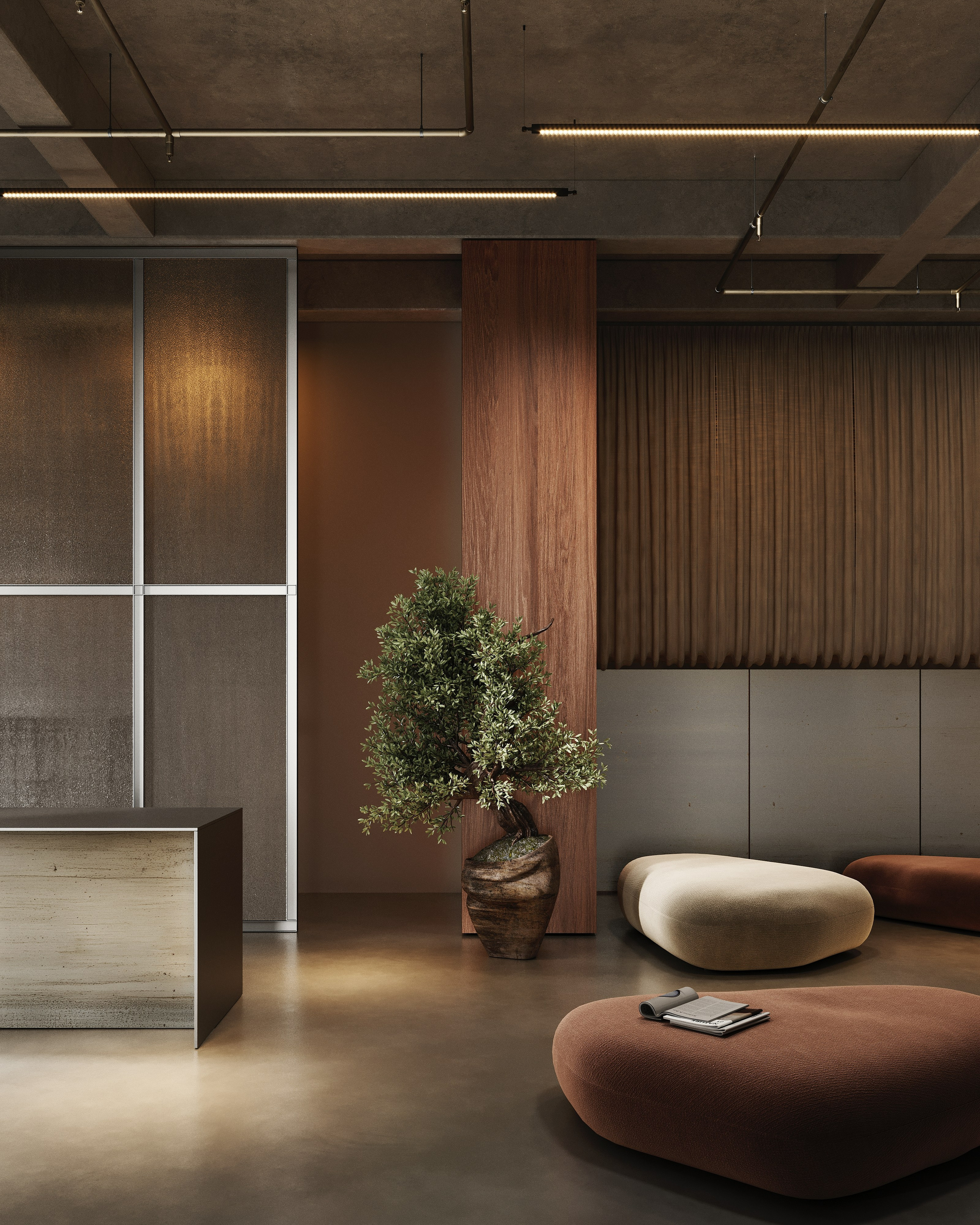 Reception area. Середа Юлия | Визуализация