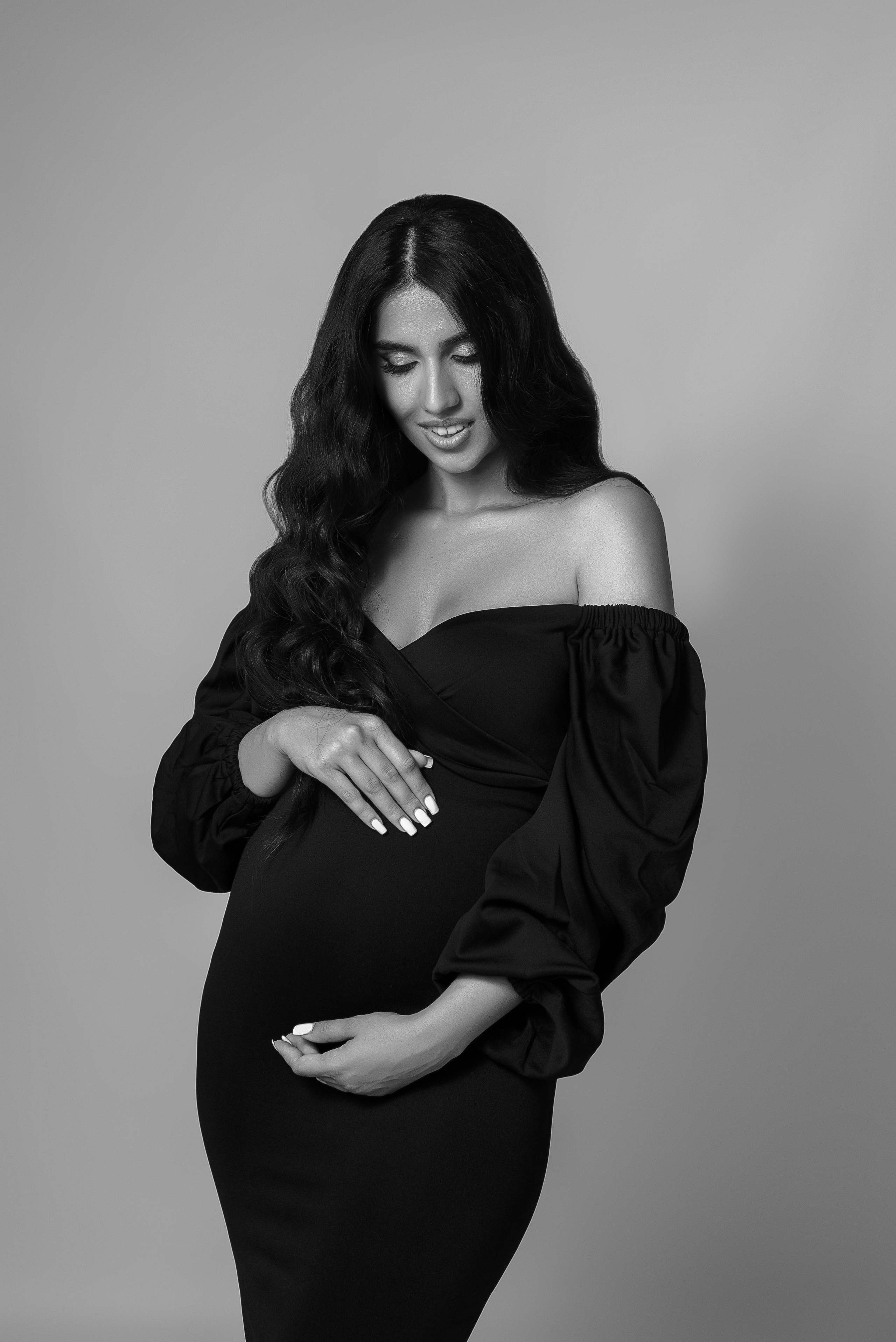 Стильная фотосессия беременности. Фотограф беременности и новорожденных в Рязани