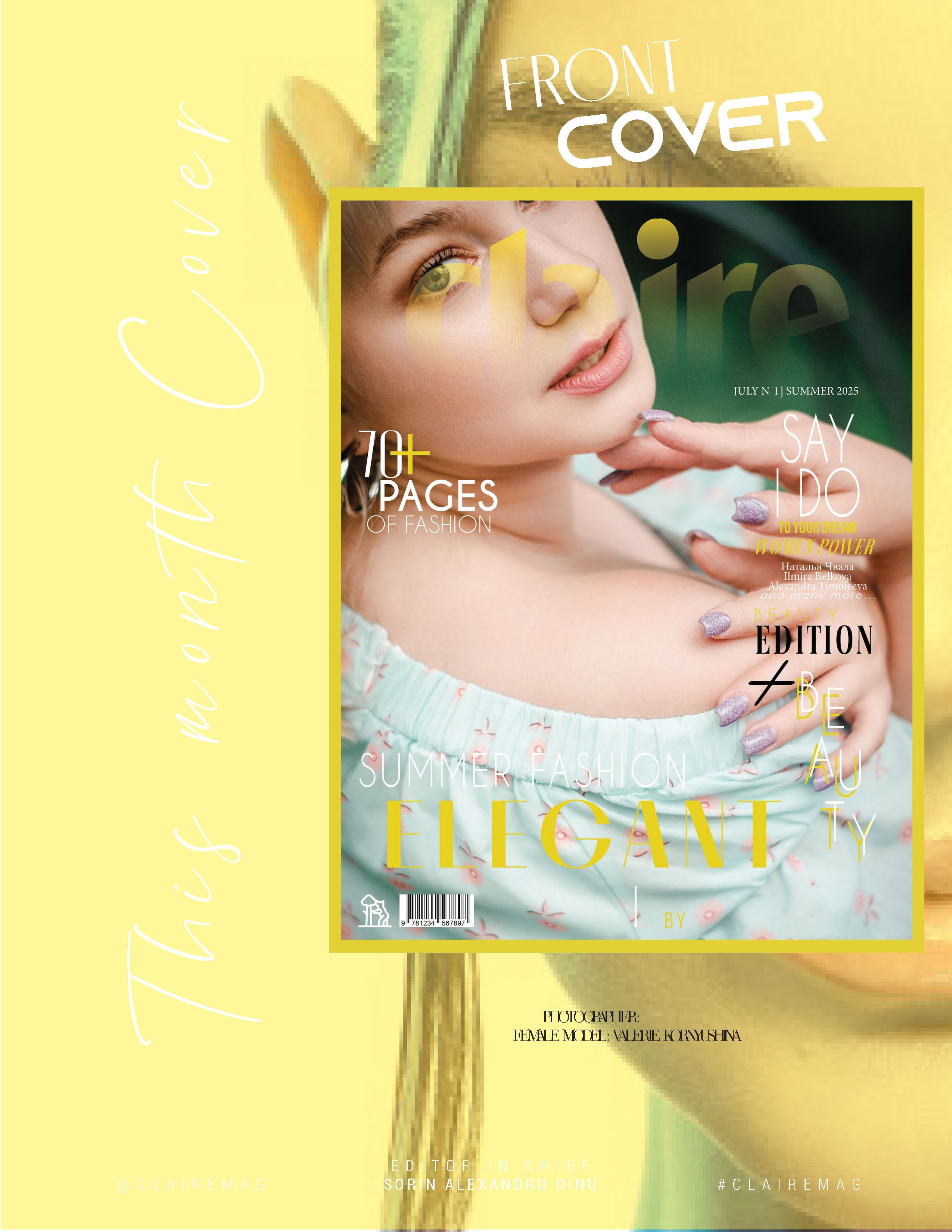 Съемка для международных журналов в Брянске