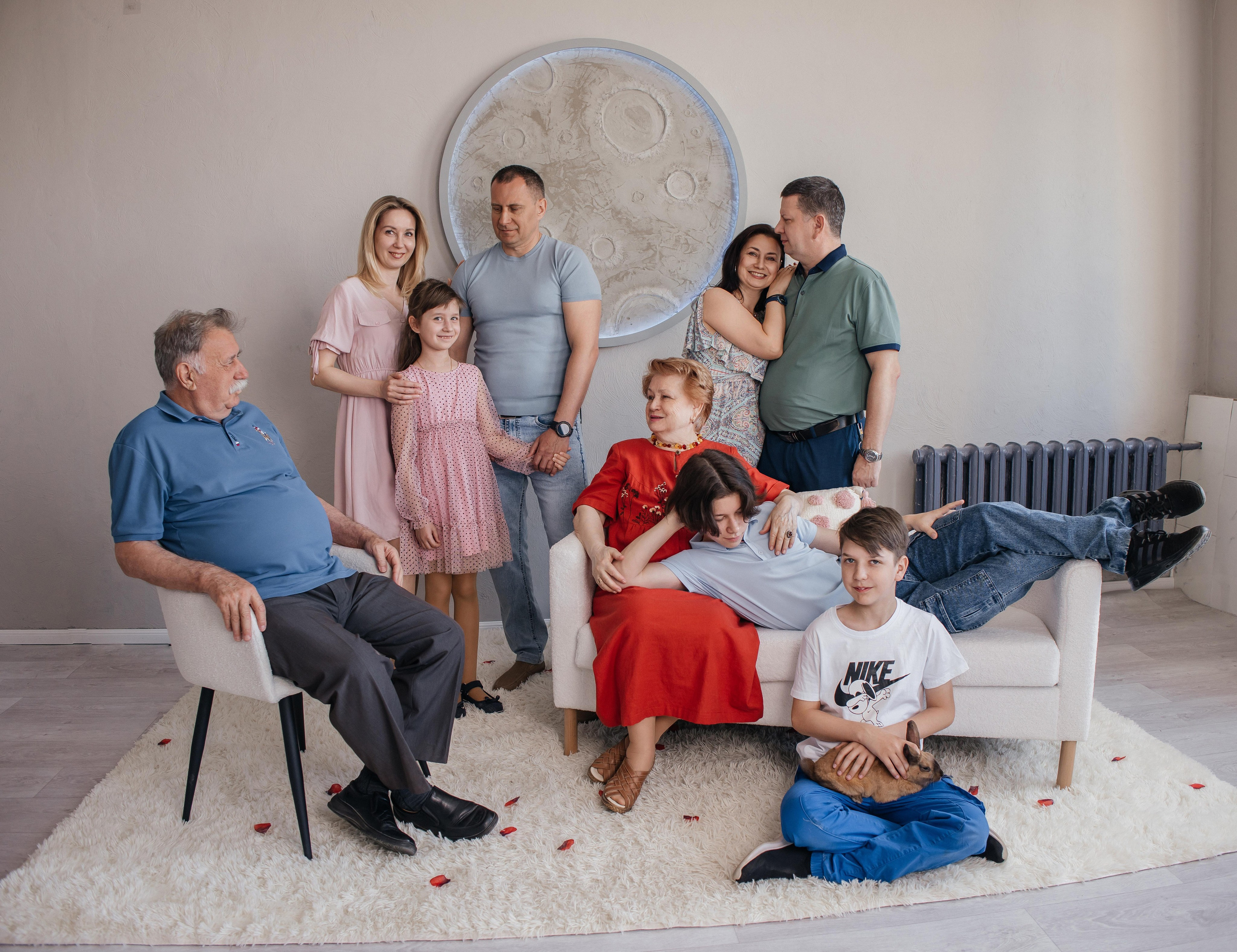 Большая семья. Свадебный и семейный фотограф Яна Стражева. Волгоград, Москва